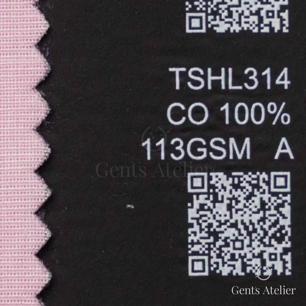 Образец ткани Geneva TSHL314 с этикеткой — Розовый