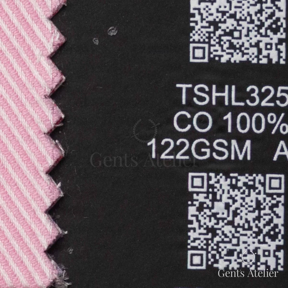 Образец ткани Geneva TSHL325 с этикеткой — Розовый