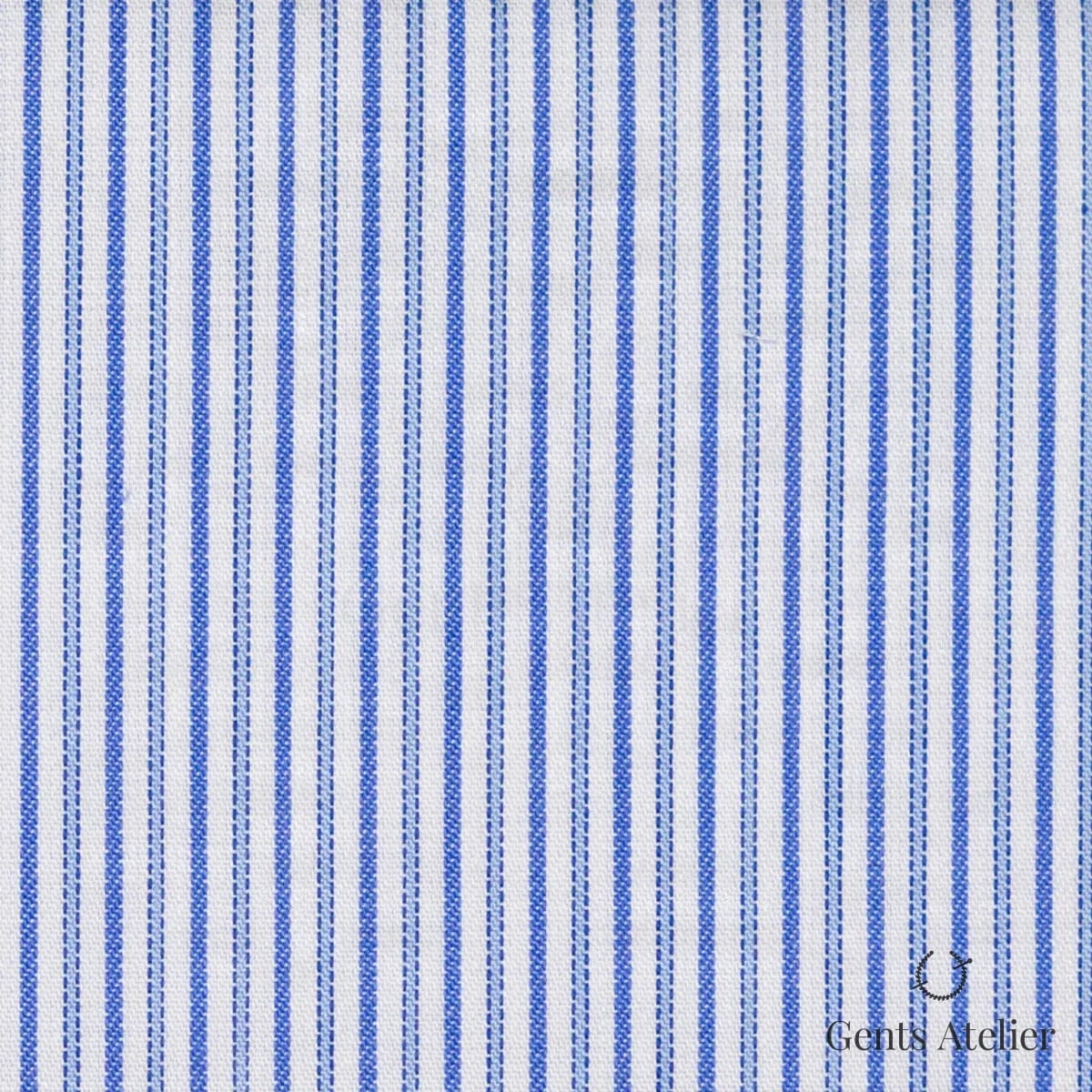 Сорочка из Geneva TSCL017 — Белый / Синий, 100% хлопок