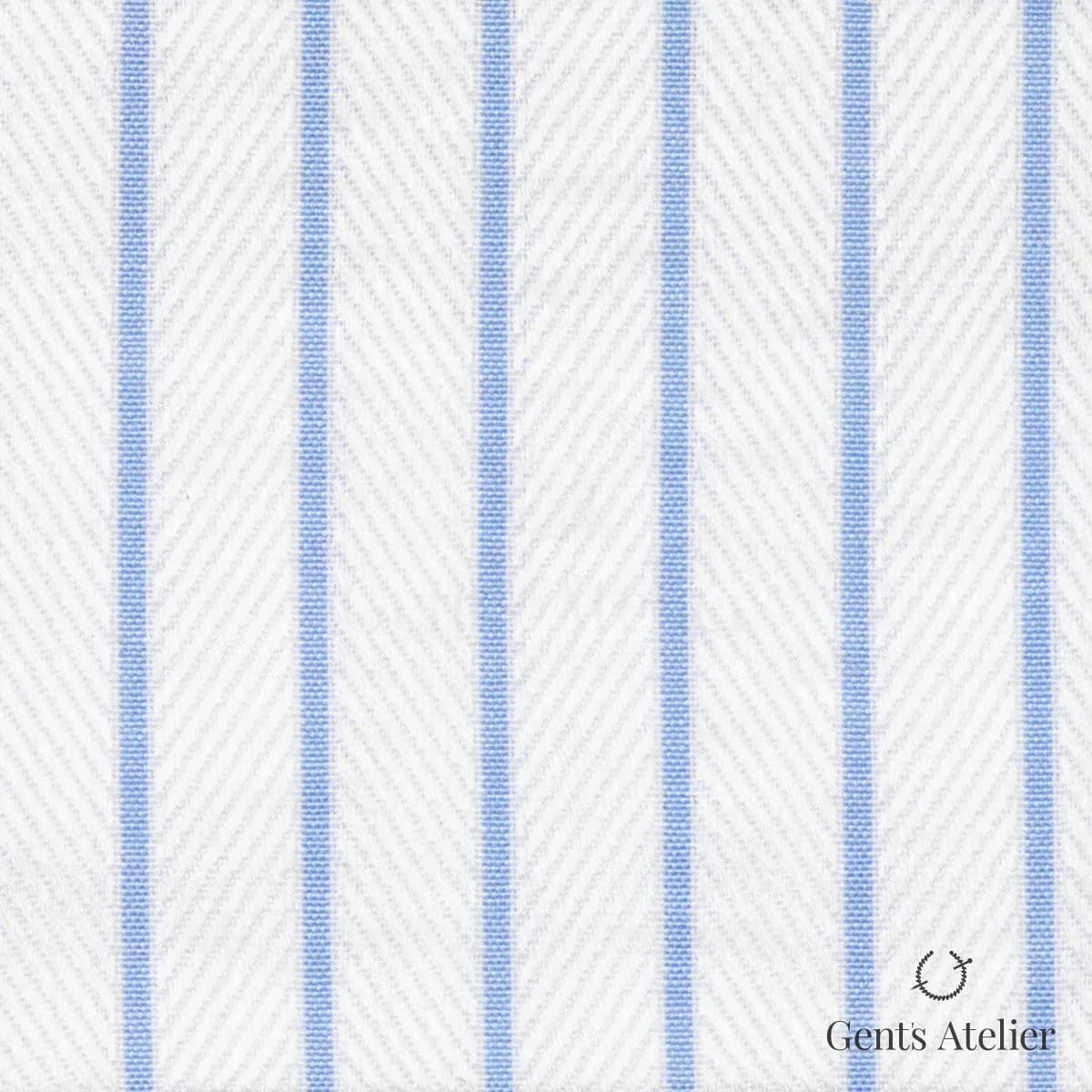 Сорочка из Geneva TSCL028 — Белый / Синий, 100% хлопок