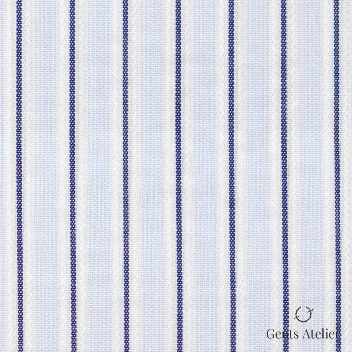 Сорочка из Geneva TSCL046 — Белый / Голубой, 100% хлопок