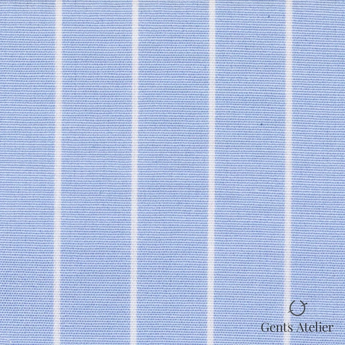Сорочка из Geneva TSHL370 — Голубой / Белый, 100% хлопок
