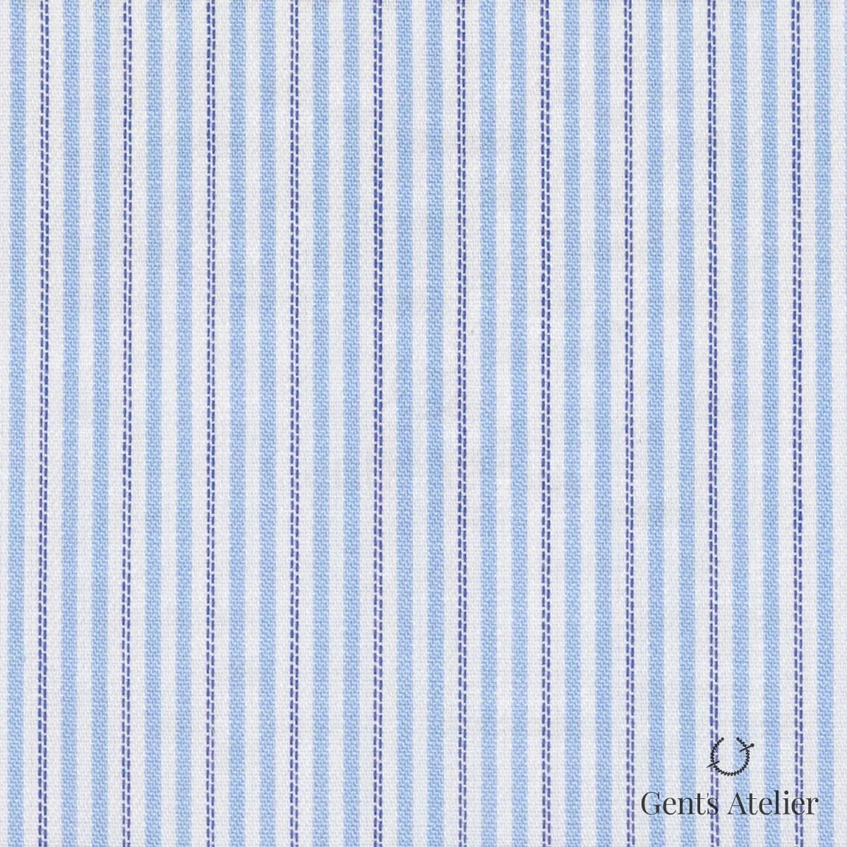Сорочка из Geneva TSHL697 — Белый / Синий, 100% хлопок