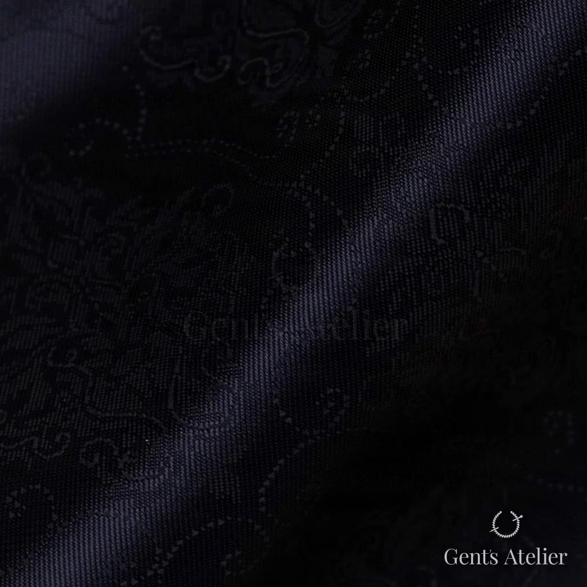Драпировка ткани Gladson 360033 Navy - A крупным планом