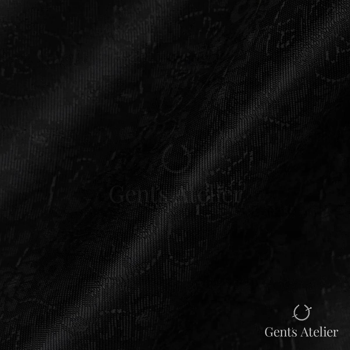 Драпировка ткани Gladson 360039 Black - A крупным планом