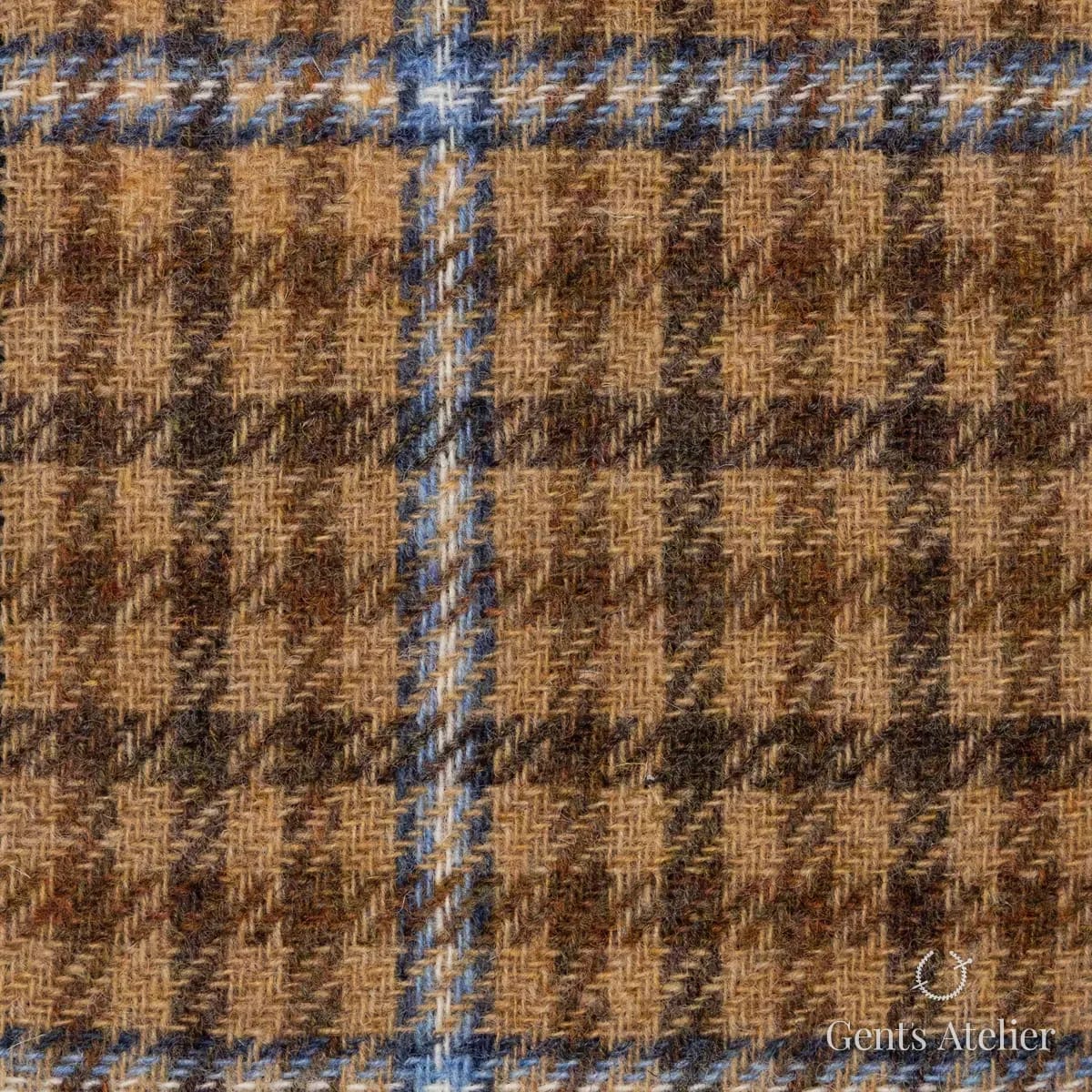 Зимний костюм из Holland & Sherry 8821014 — песочный, 100% шерсть