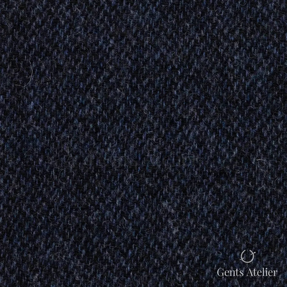 Зимний костюм из Holland & Sherry 8821026 — тёмно-синий, 100% шерсть