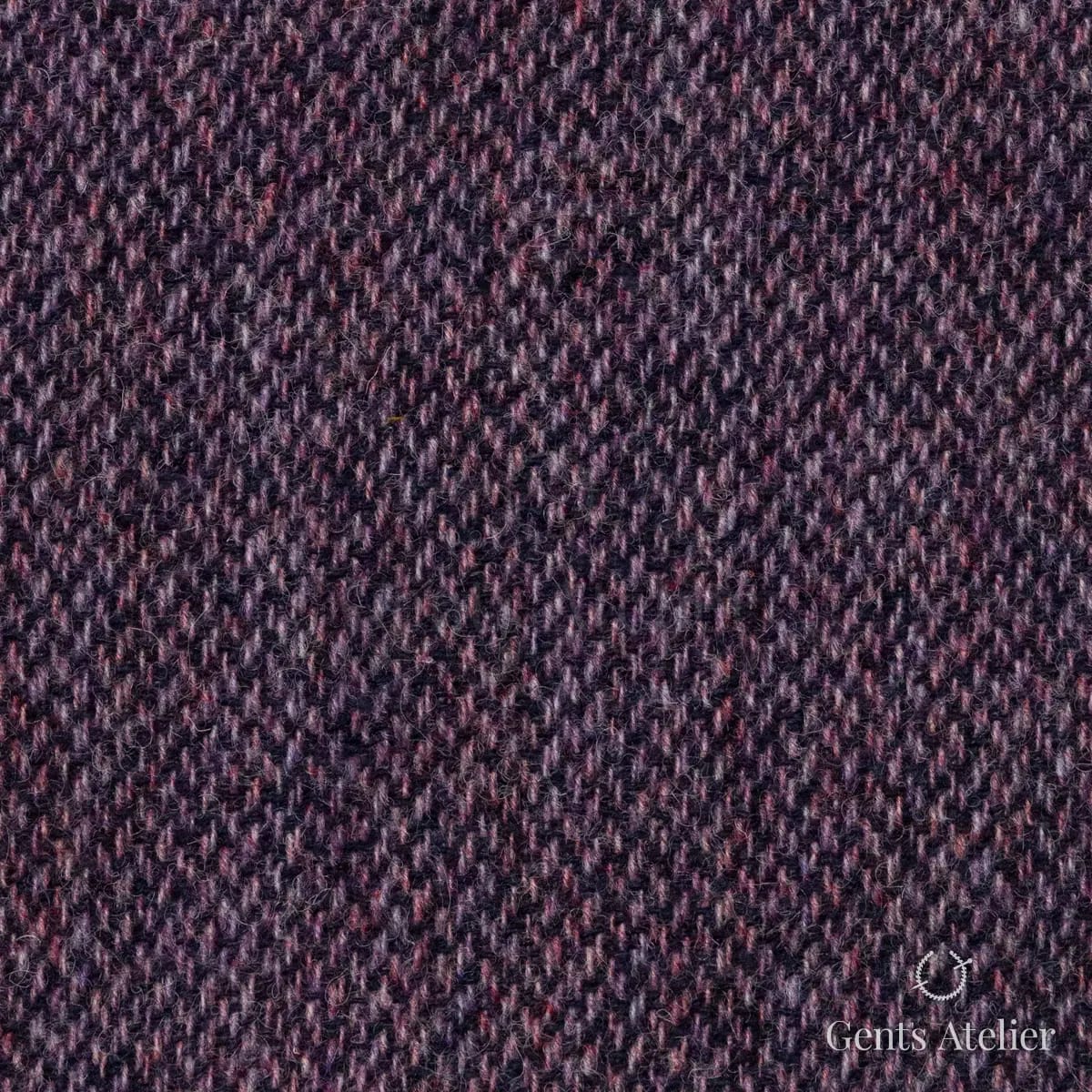 Зимний костюм из Holland & Sherry 8821028 — фиолетовый, 100% шерсть