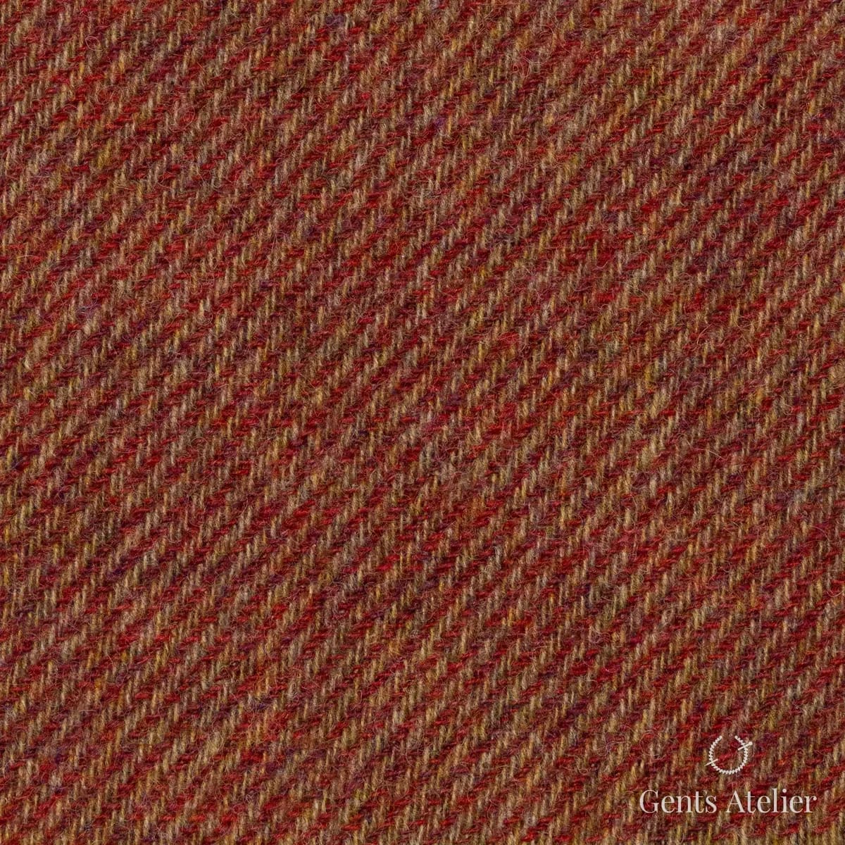 Зимний костюм из Holland & Sherry 8821035 — терракотовый, 100% шерсть