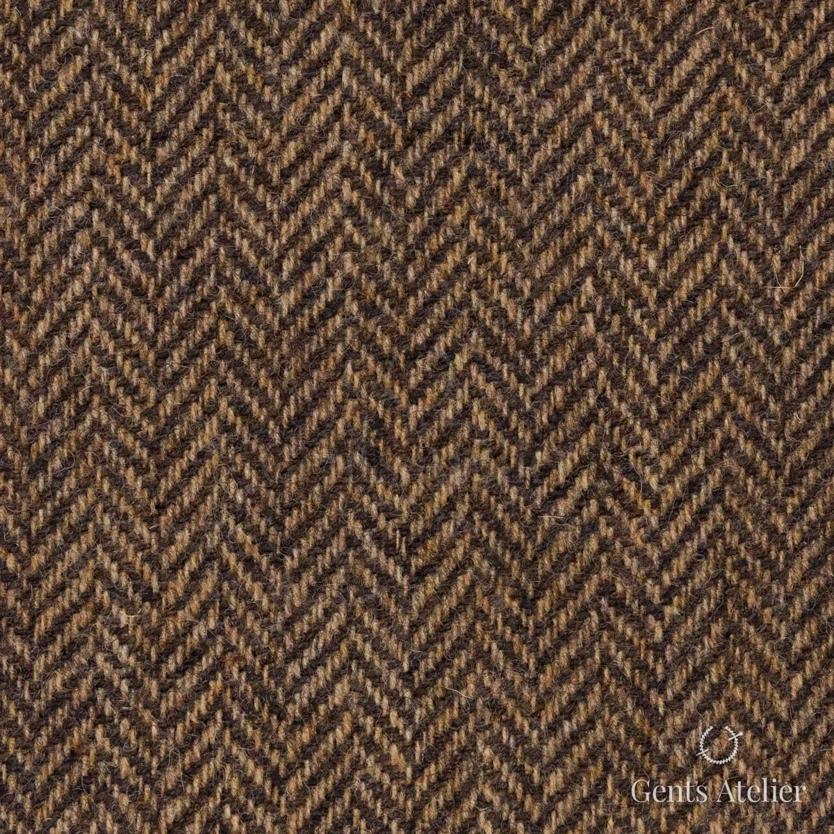 Зимний костюм из Holland & Sherry 8821103 — коричневый, 100% шерсть