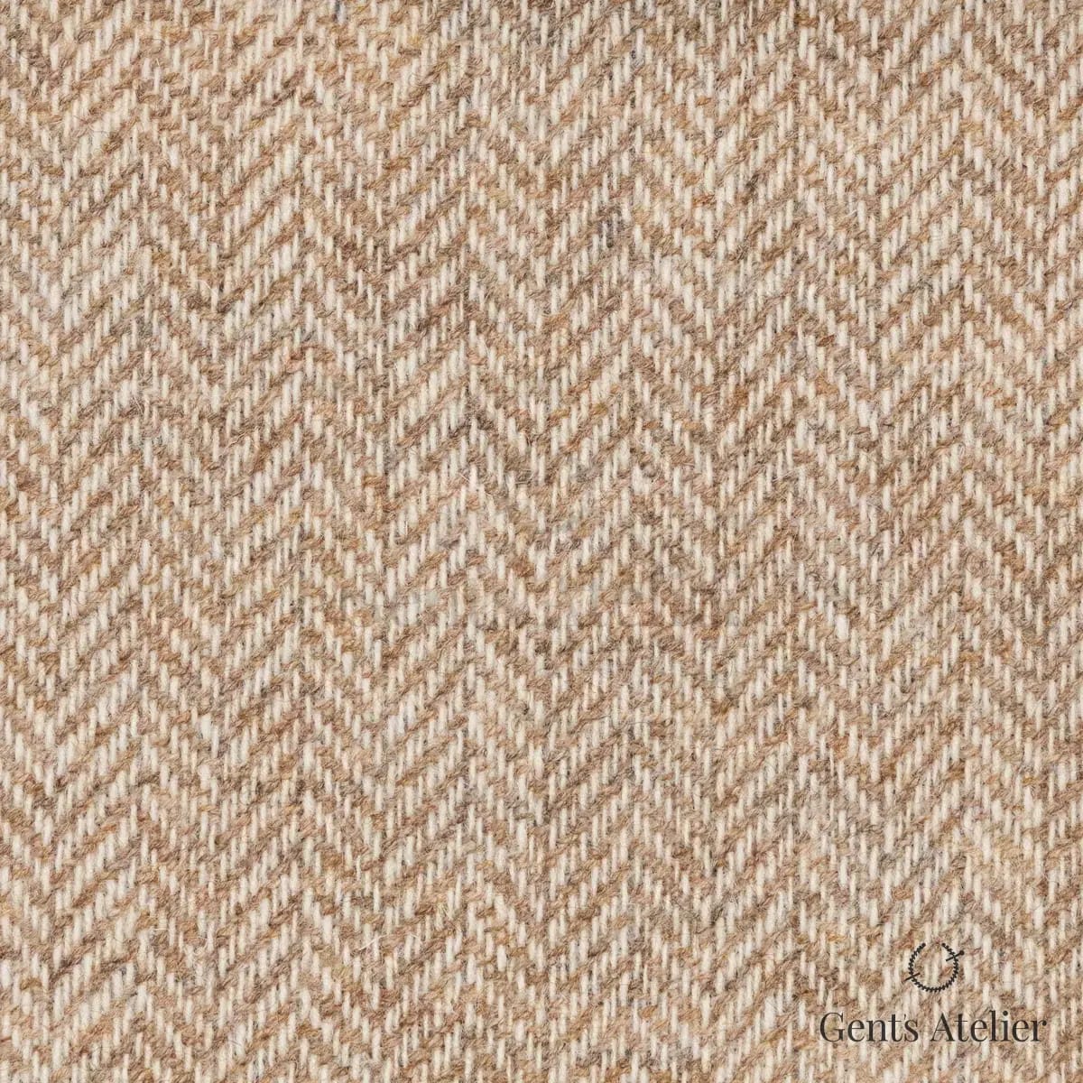 Зимний костюм из Holland & Sherry 8821104 — бежевый, 100% шерсть