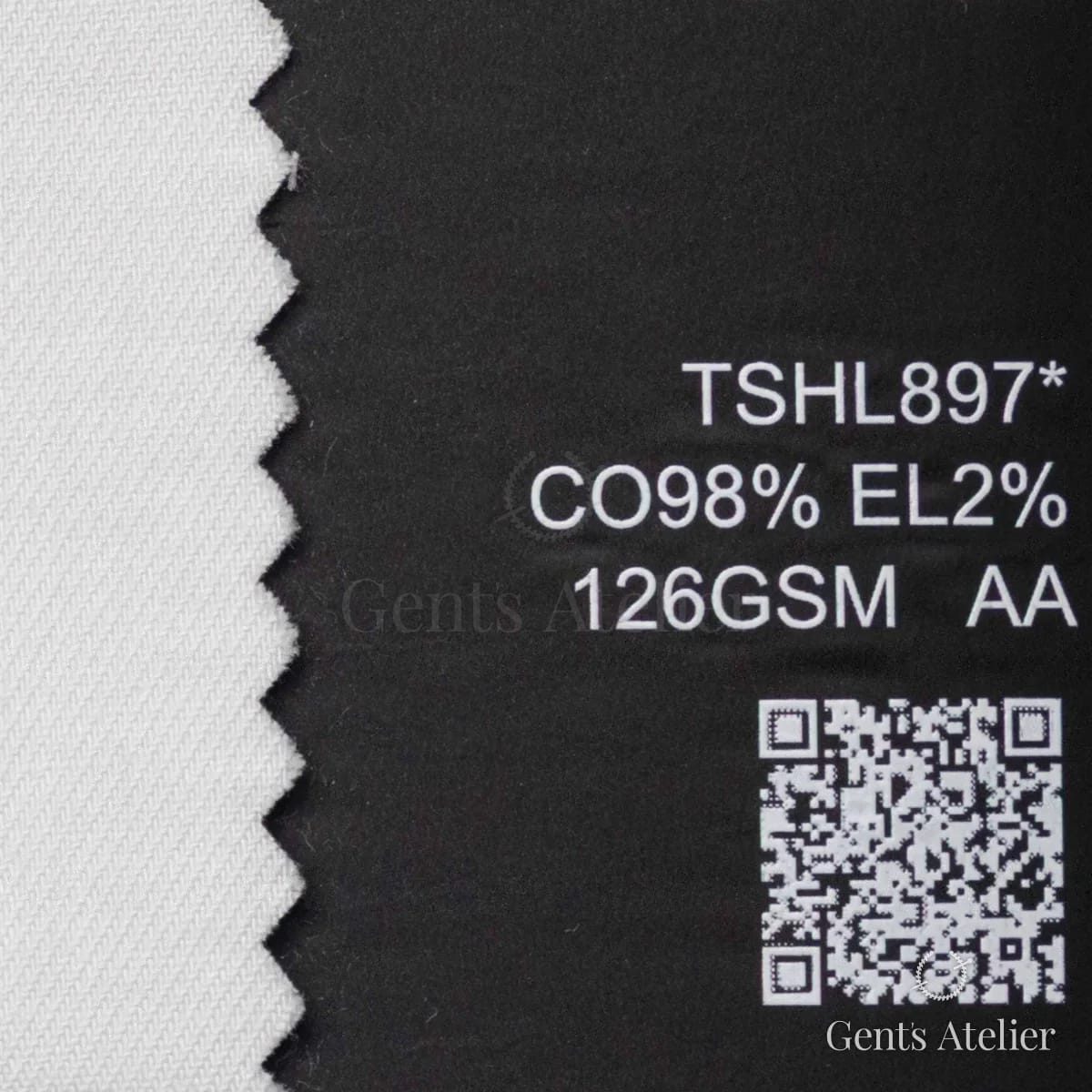 Образец ткани Iniziare TSHL897* с этикеткой — Белый