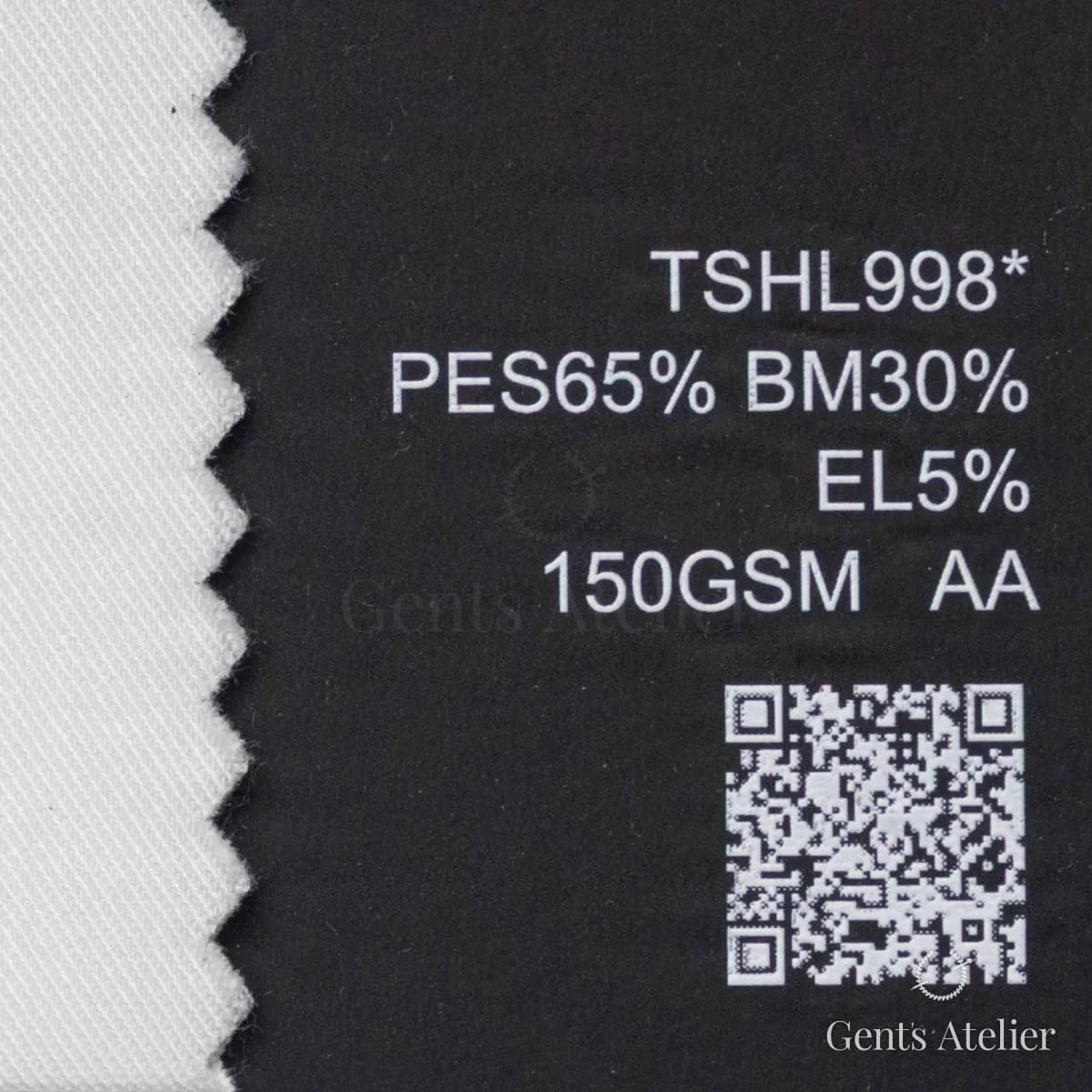 Образец ткани Iniziare TSHL998* с этикеткой — Белый