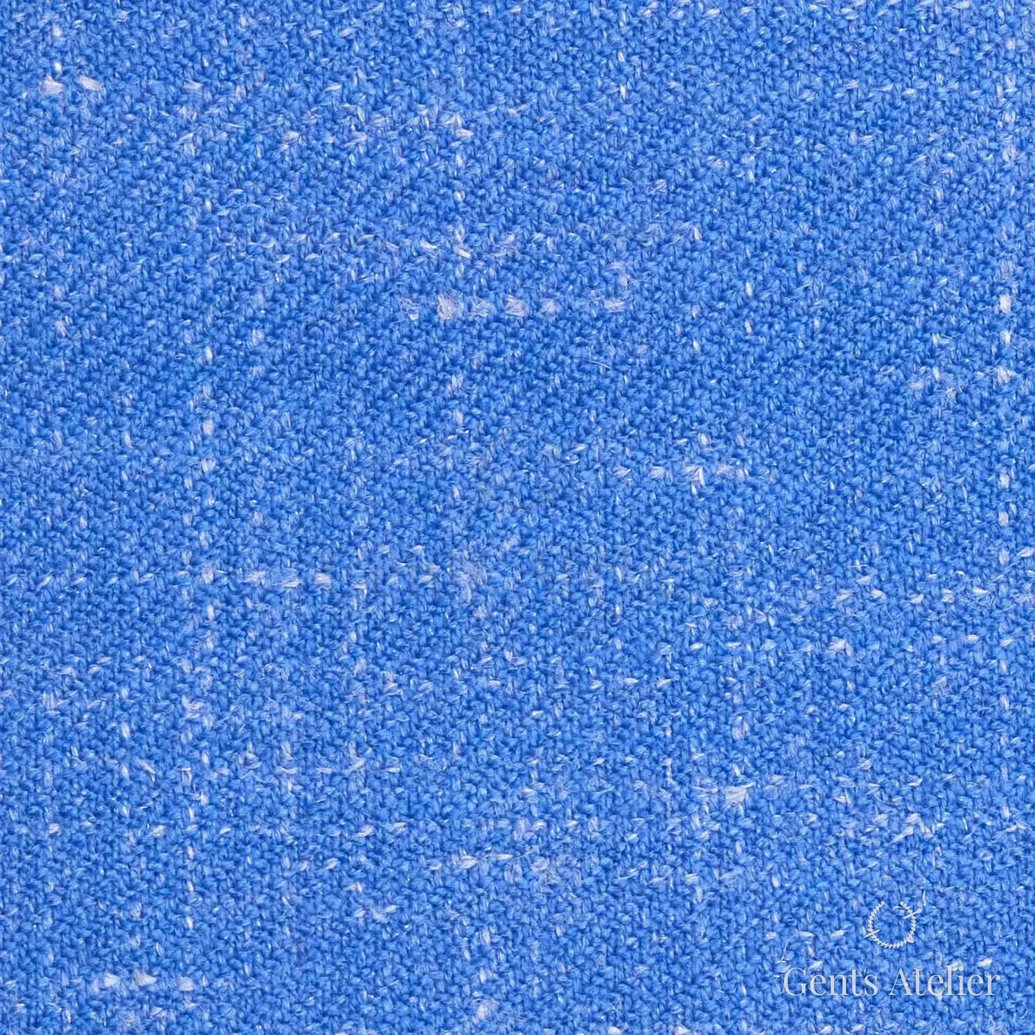 Костюм из Iniziare JX134 — синий ярко-голубой, 78% Шерсть, 14% Лён, 5% Шёлк, 3% Эластан