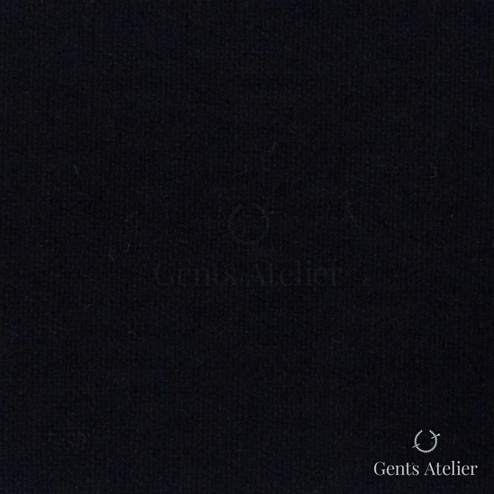 Костюмная ткань Marzoni 620 - 826 / 900 — Чёрный, однотонная, 100% шерсть
