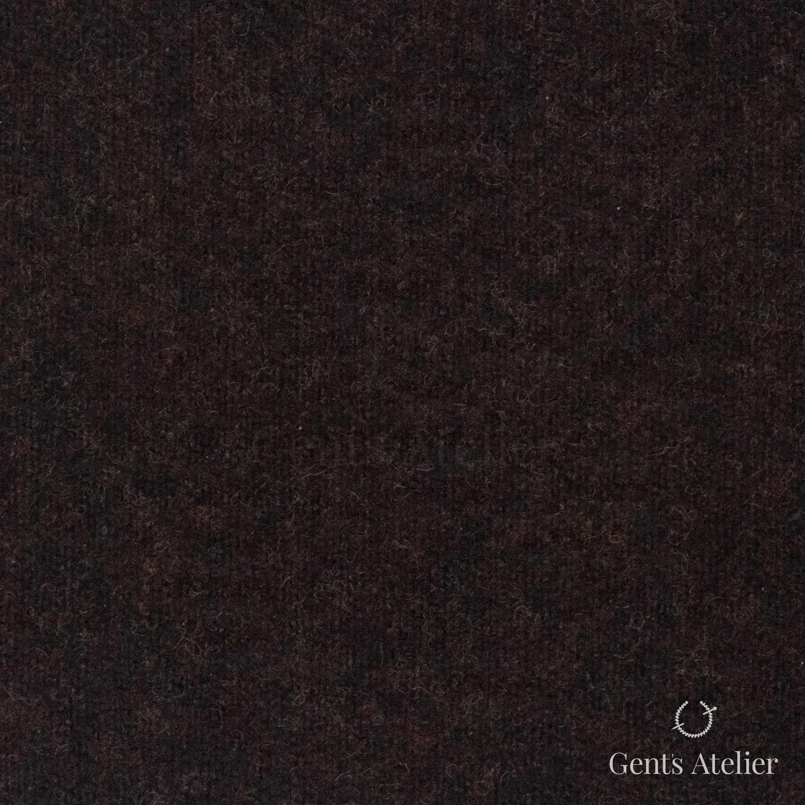 Костюмная ткань Marzoni 620 - 832 / 900 — Dark Brown, однотонная, 100% шерсть