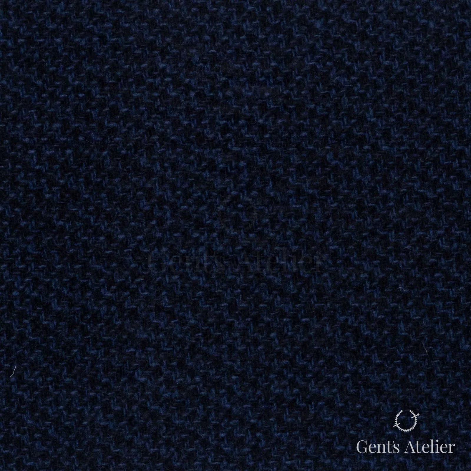 Костюмная ткань Marzoni 651 - 598 / 1500 — Тёмно-синий, меланж, 90% шерсть, 10% кашемир