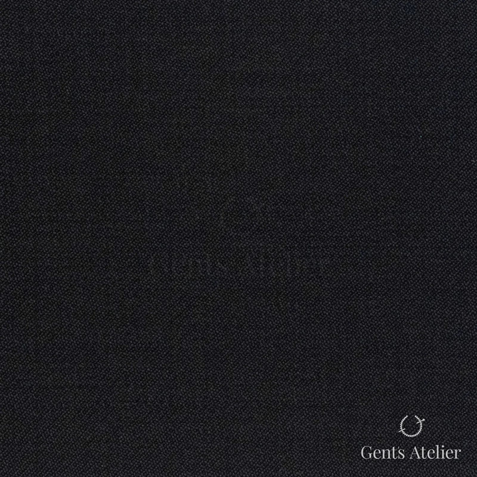 Костюмная ткань Marzoni 602 - 222 / 600 — Чёрный, однотонная, 100% шерсть