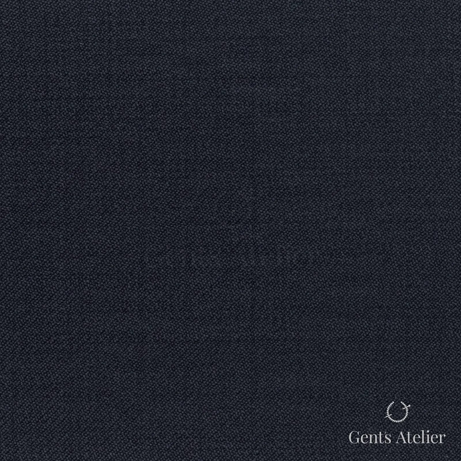 Костюмная ткань Marzoni 602 - 236 / 600 — Тёмно-синий, однотонная, 100% шерсть