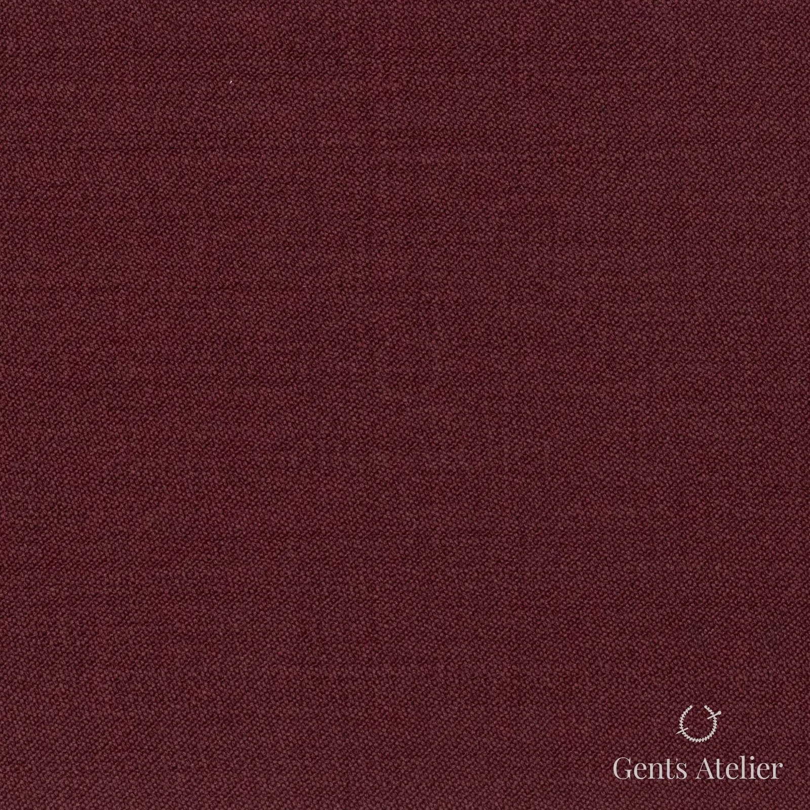 Костюмная ткань Marzoni 602 - 256 / 600 — Бордовый, однотонная, 100% шерсть
