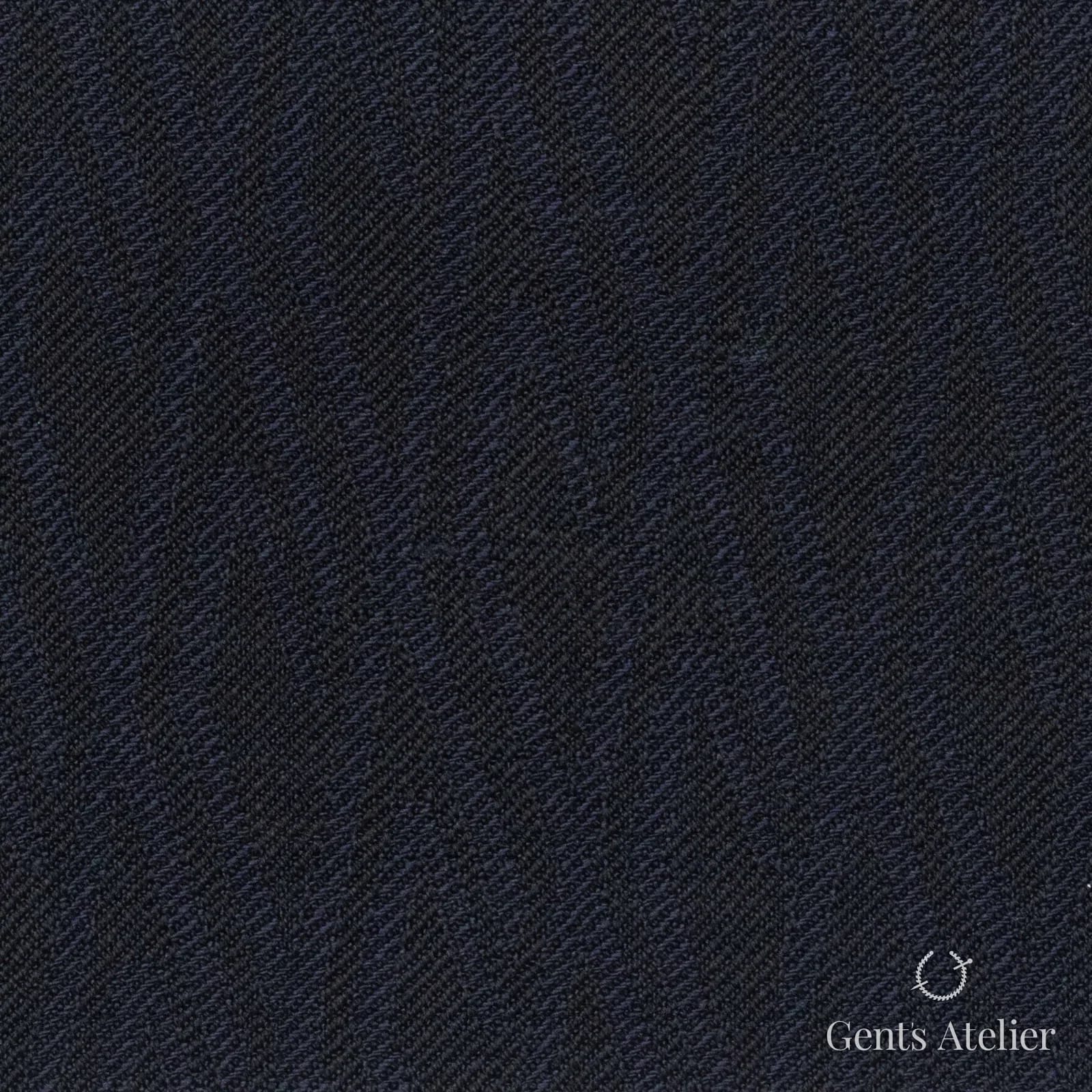 Костюмная ткань Marzoni 607 - 795 / 900 — Тёмно-синий / Синий, однотонная, 100% шерсть