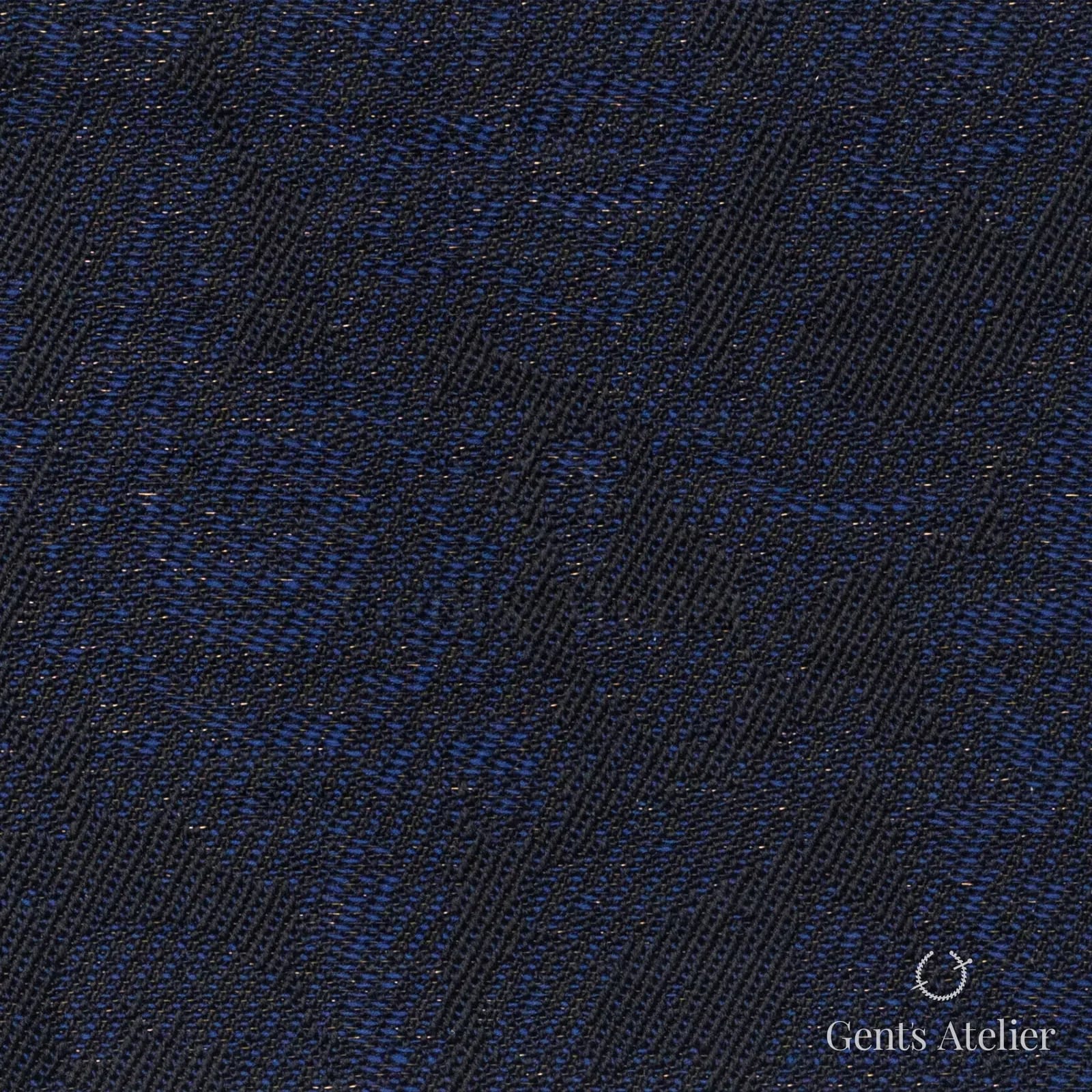 Костюмная ткань Marzoni 607 - 829 / 1000 — Синий, полоса, 95% шерсть, 5% полиэстер