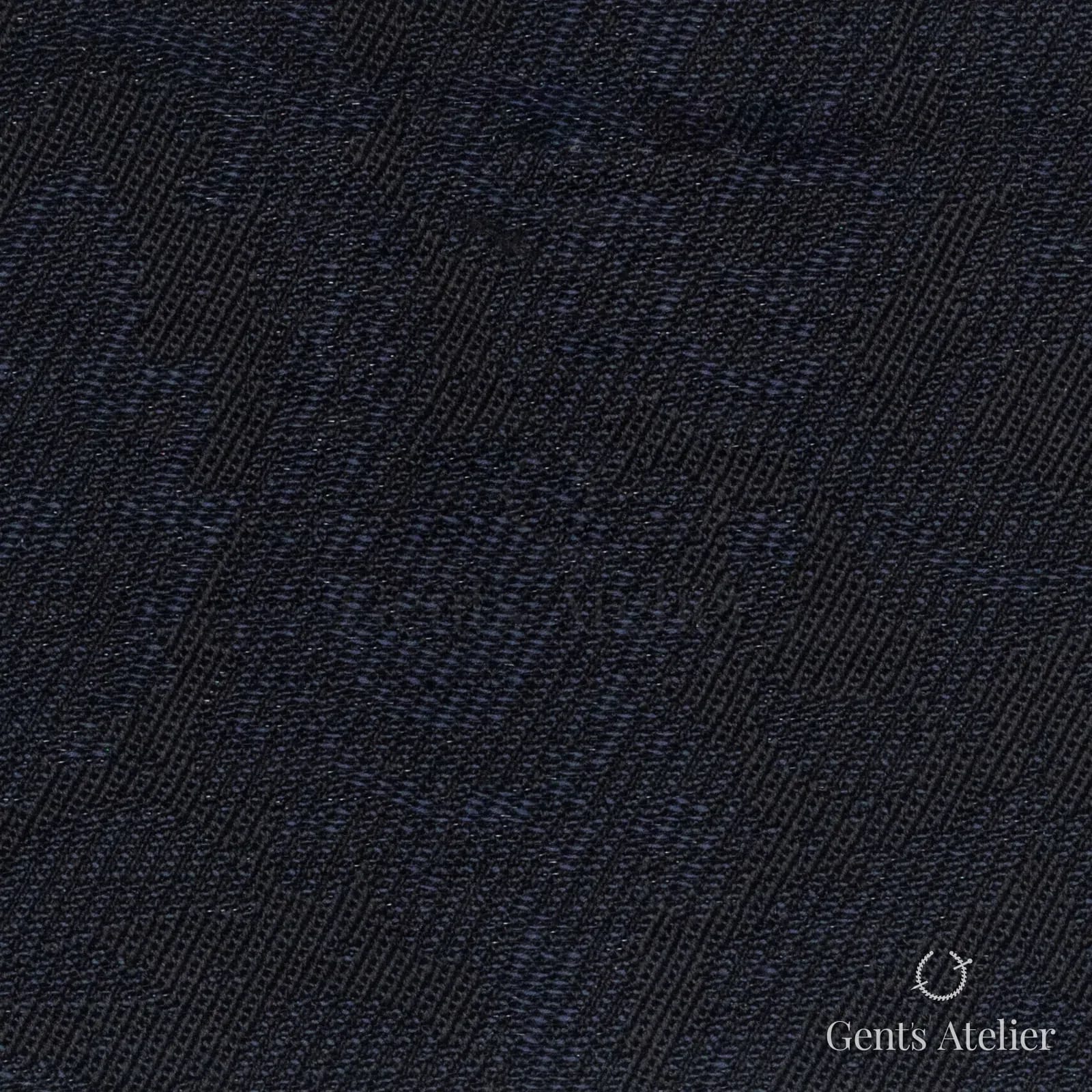 Костюмная ткань Marzoni 607 - 831 / 1000 — Тёмно-синий / Синий, полоса, 95% шерсть, 5% полиэстер