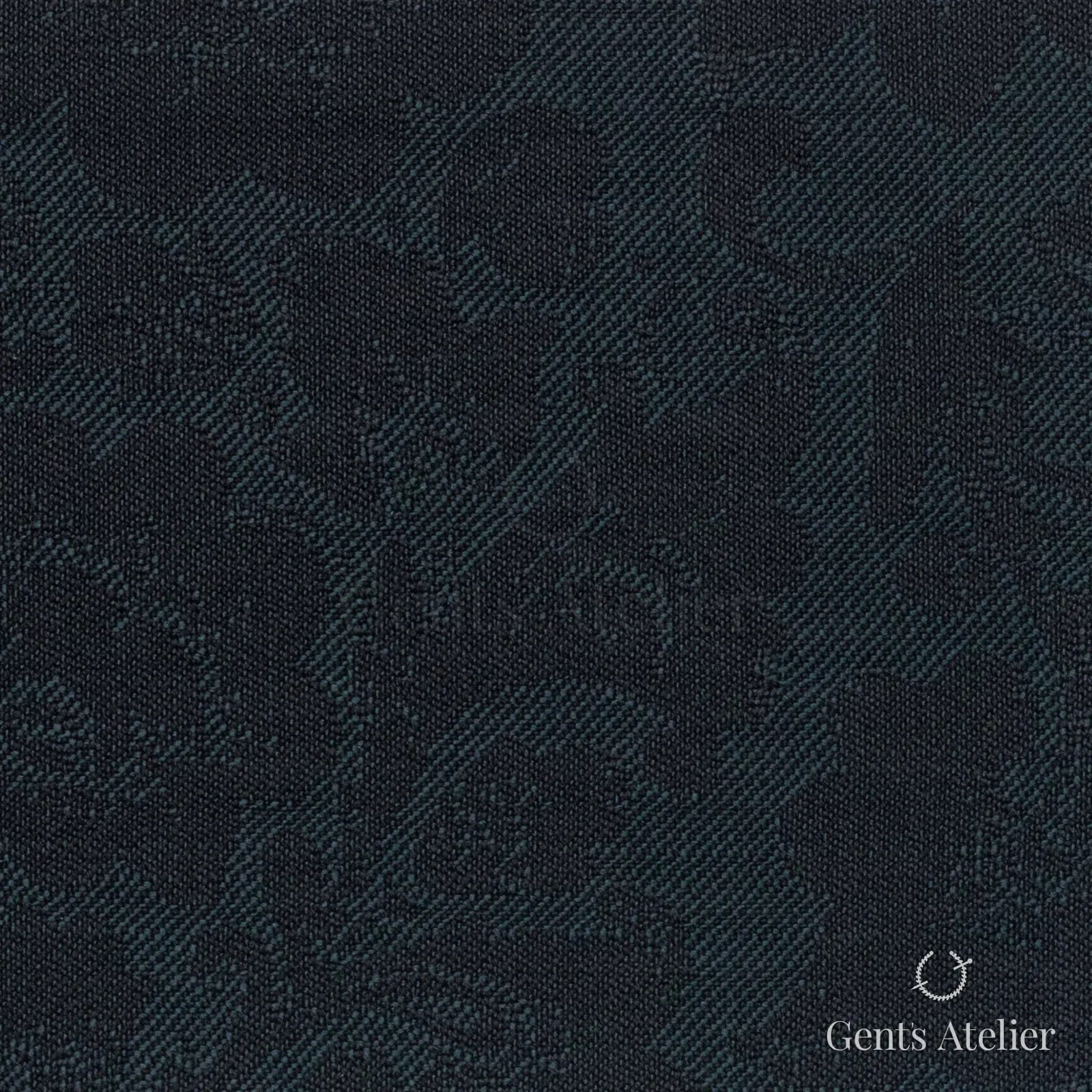 Костюмная ткань Marzoni 609 - 439 / 1000 — Зелёный, узор, 100% шерсть