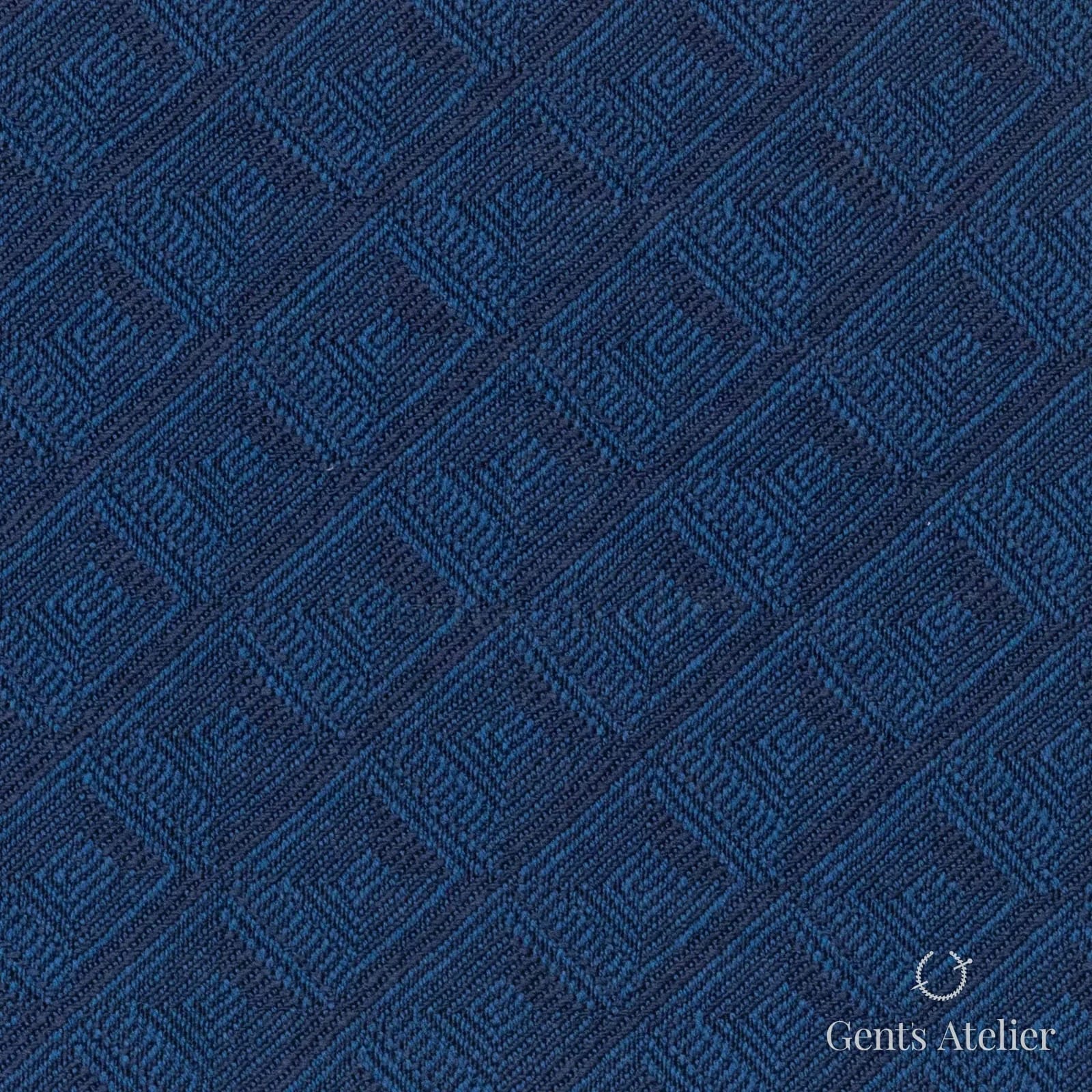 Костюмная ткань Marzoni 609 - 596 / 900 — Синий, клетка, 100% шерсть