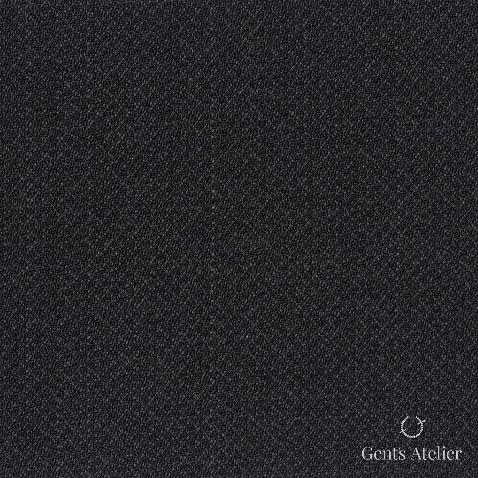 Костюмная ткань Marzoni 609 - 661 / 900 — Антрацит, однотонная, 100% шерсть