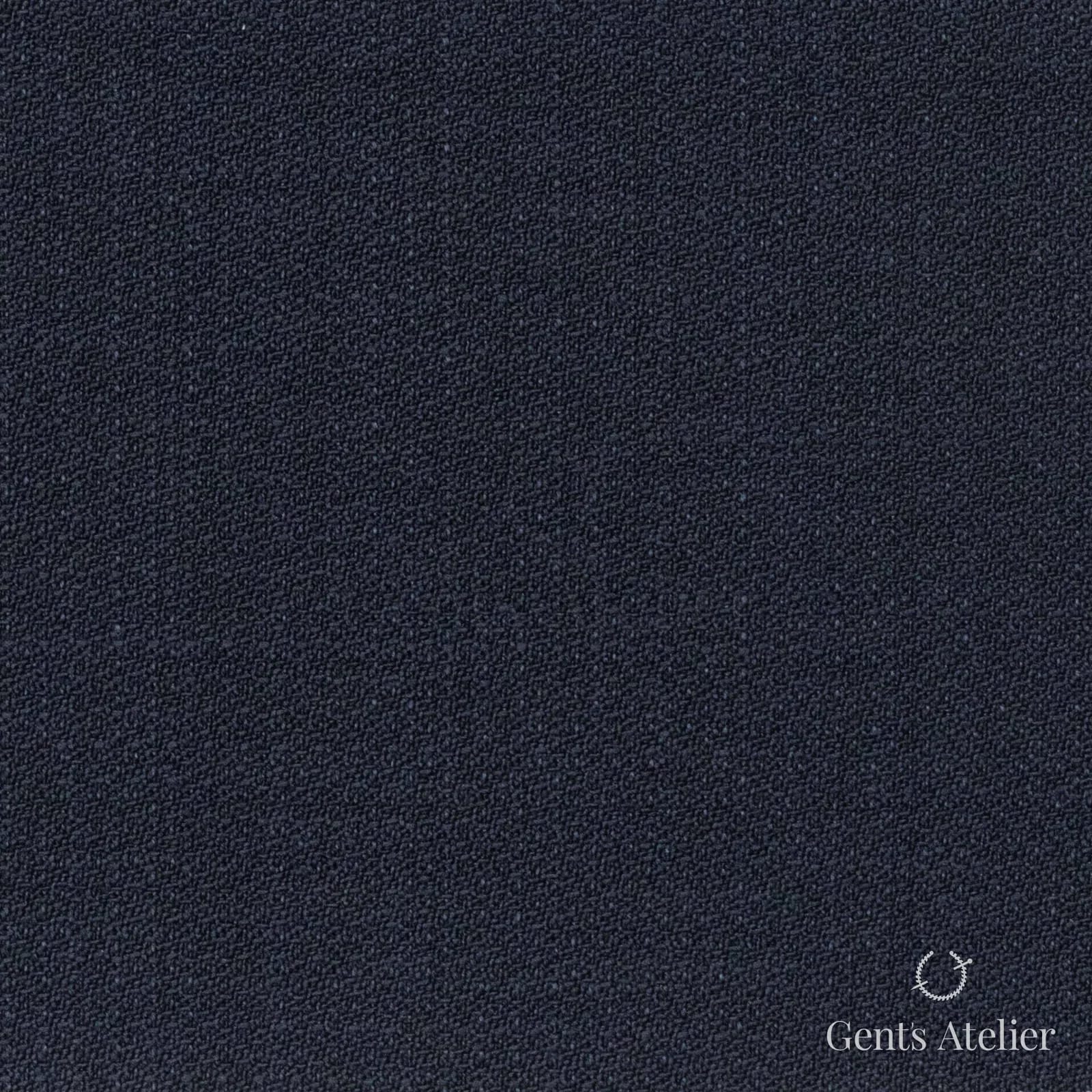 Костюмная ткань Marzoni 609 - 663 / 900 — Тёмно-синий, однотонная, 100% шерсть