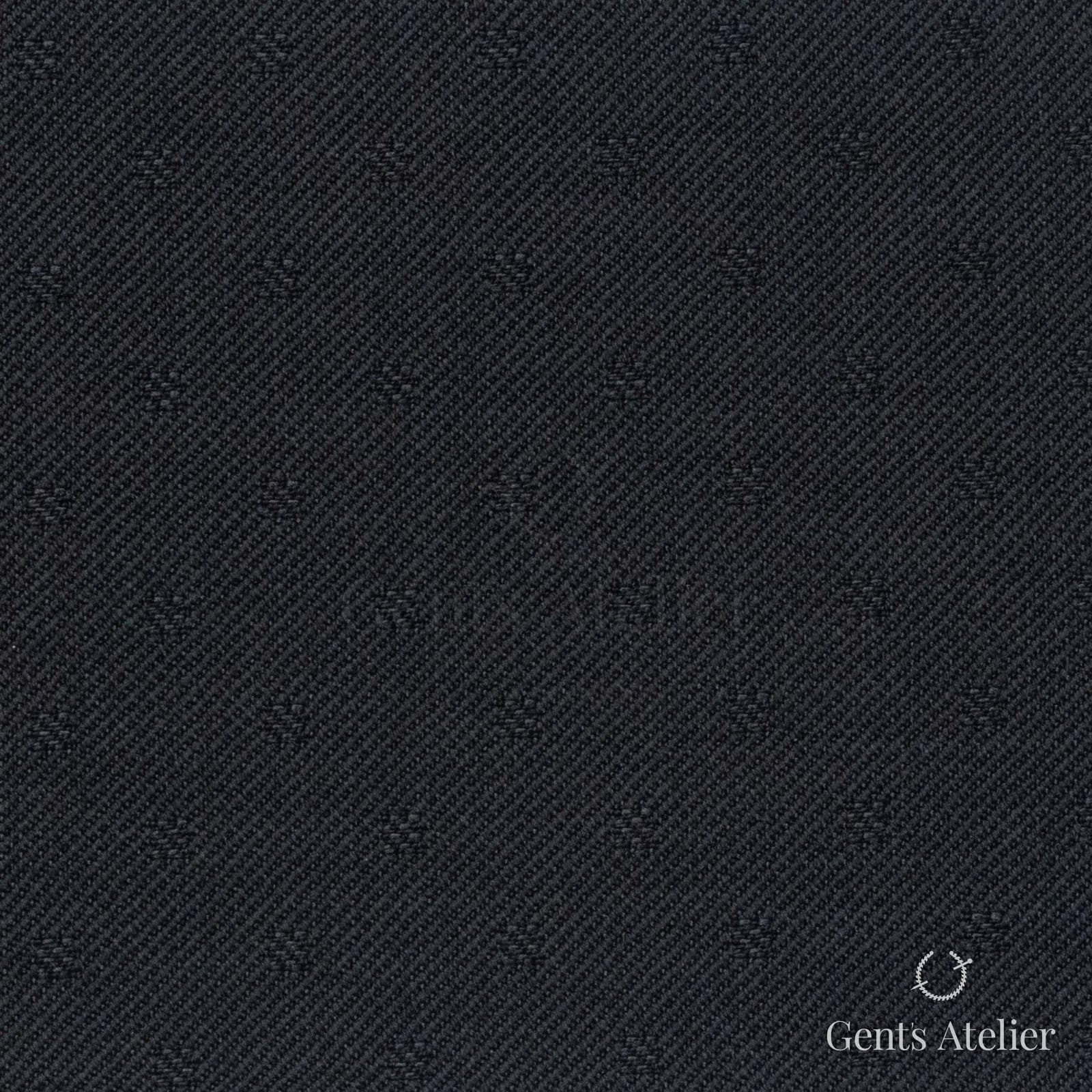 Костюмная ткань Marzoni 621 - 036 / 800 — Чёрный, узор, 100% шерсть