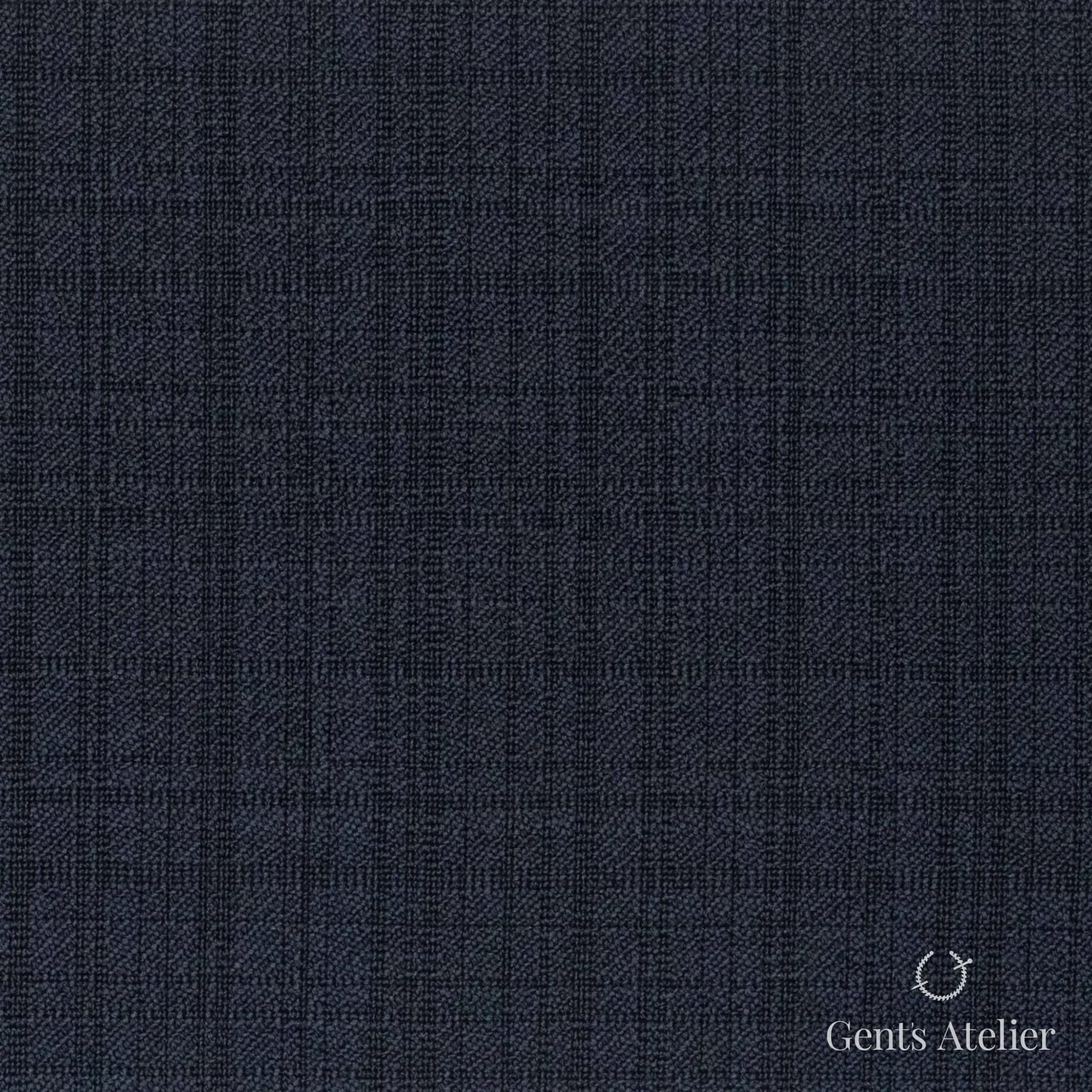 Костюмная ткань Marzoni 723 - 034 / 1200 — Тёмно-синий, однотонная, 100% шерсть