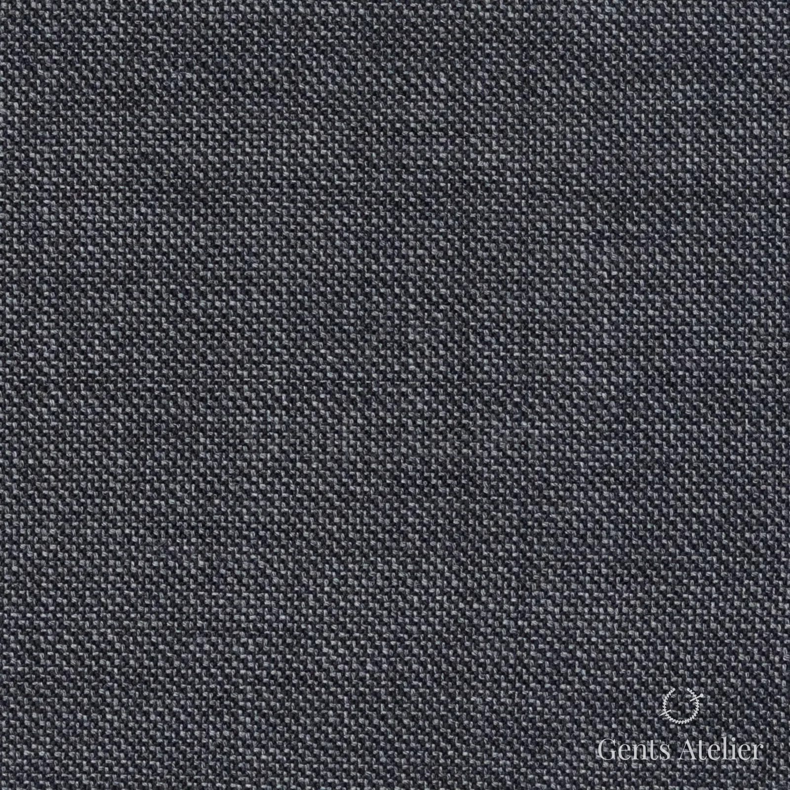 Костюмная ткань Marzoni 723 - 046 / 1200 — Серый, однотонная, 100% шерсть