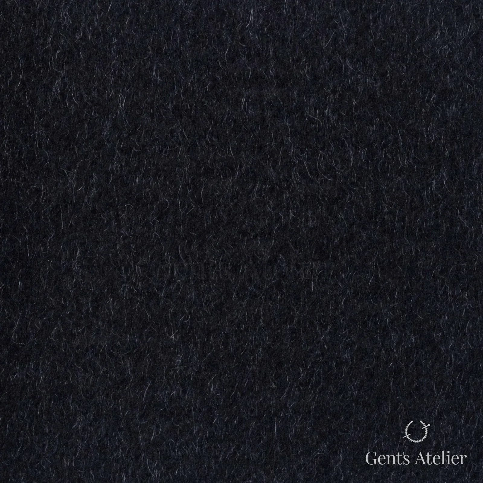 Костюмная ткань Marzoni 608 - 951 / 3000 — Антрацит, однотонная, 100% кашемир