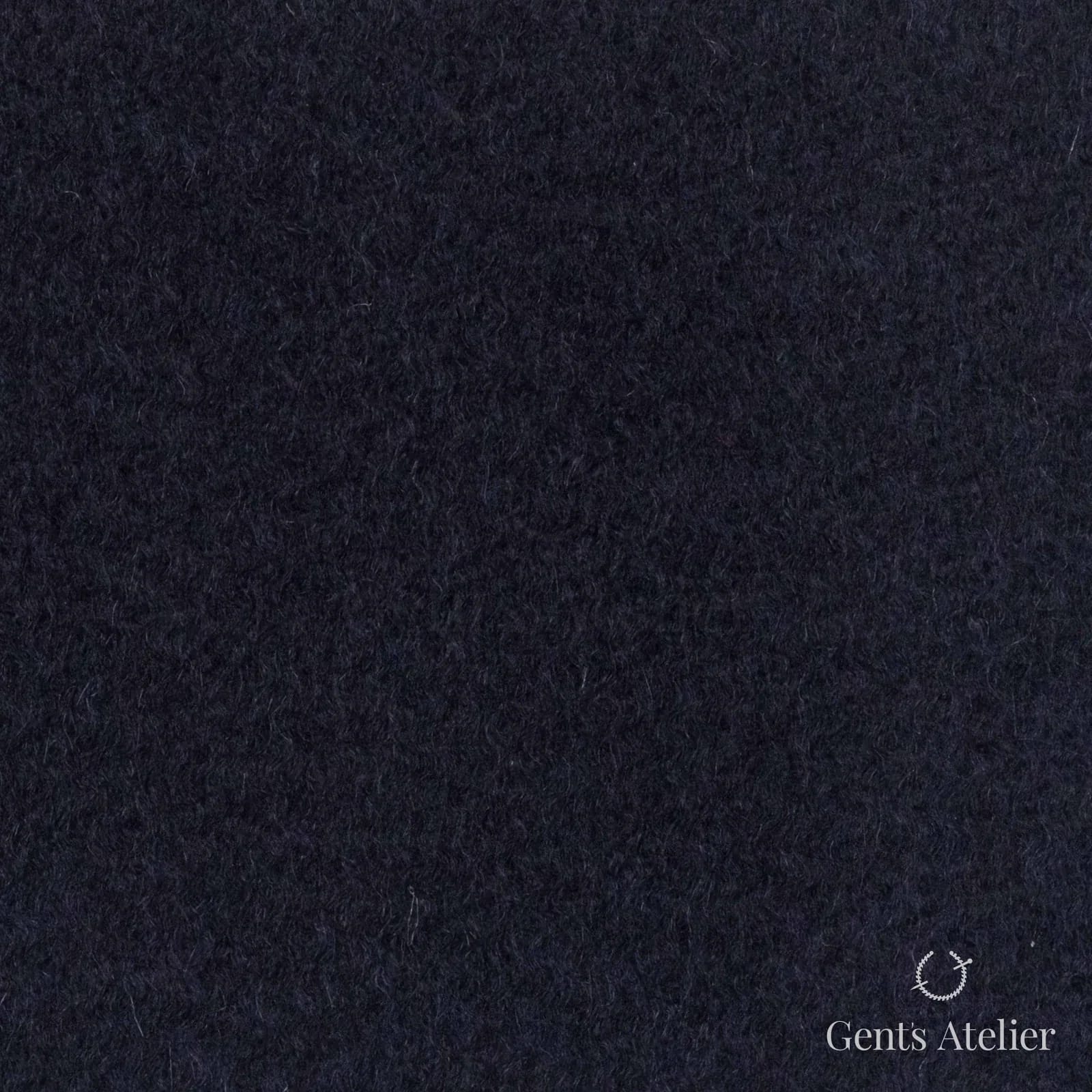 Костюмная ткань Marzoni 608 - 980 / 3800 — Тёмно-синий, однотонная, 100% кашемир