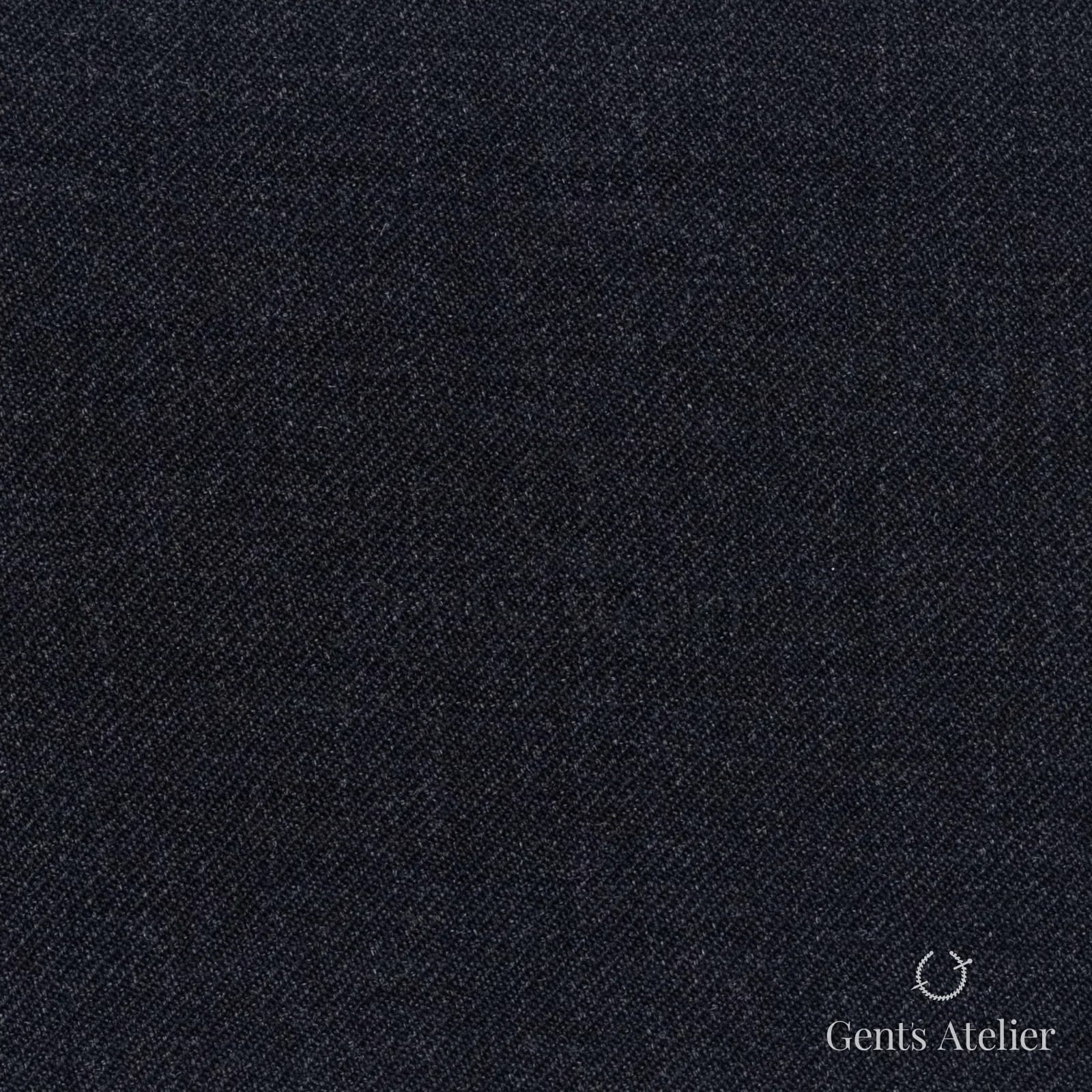 Костюмная ткань Marzoni 609 - 983 / 900 — Антрацит, однотонная, 100% шерсть