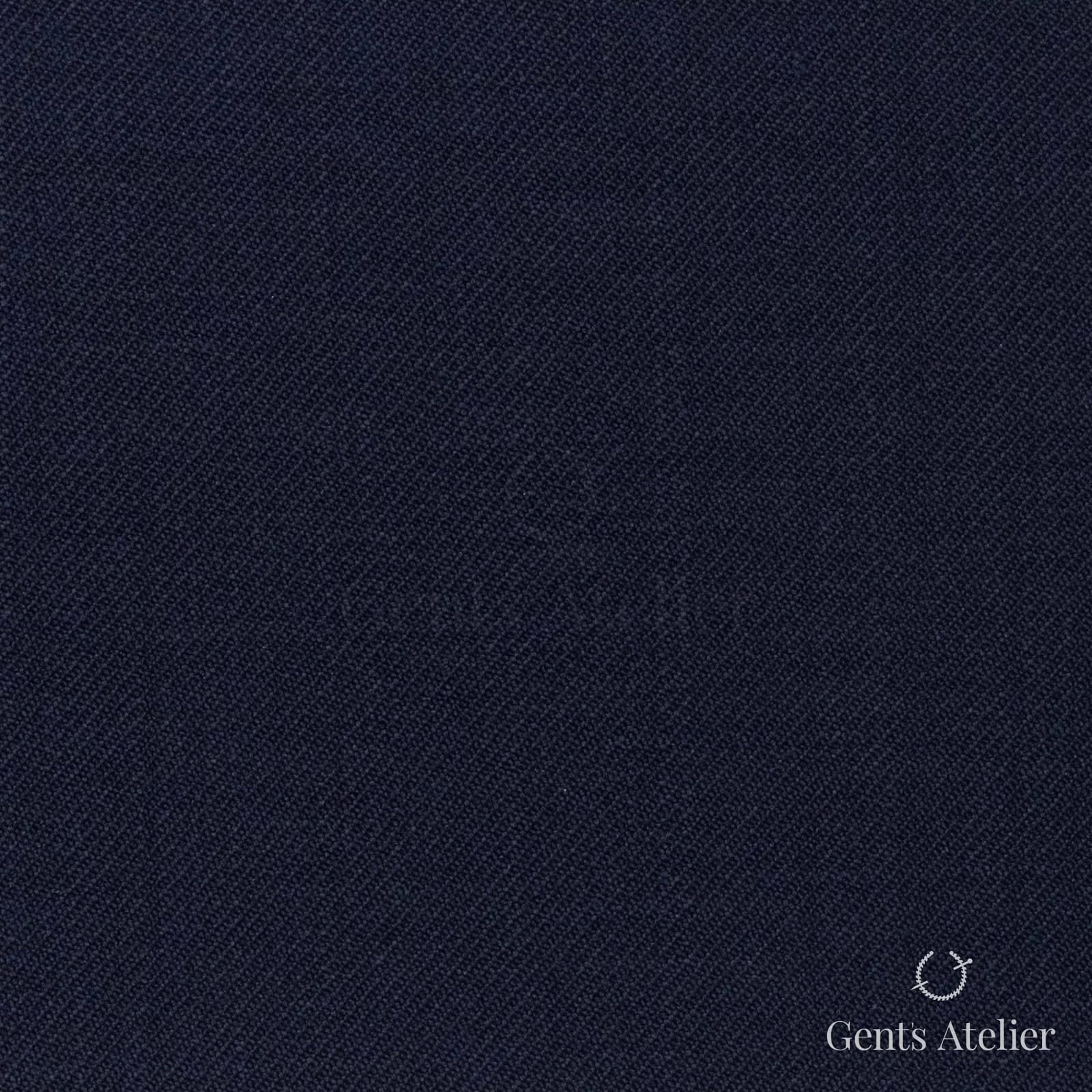 Костюмная ткань Marzoni 609 - 986 / 900 — Тёмно-синий, однотонная, 100% шерсть