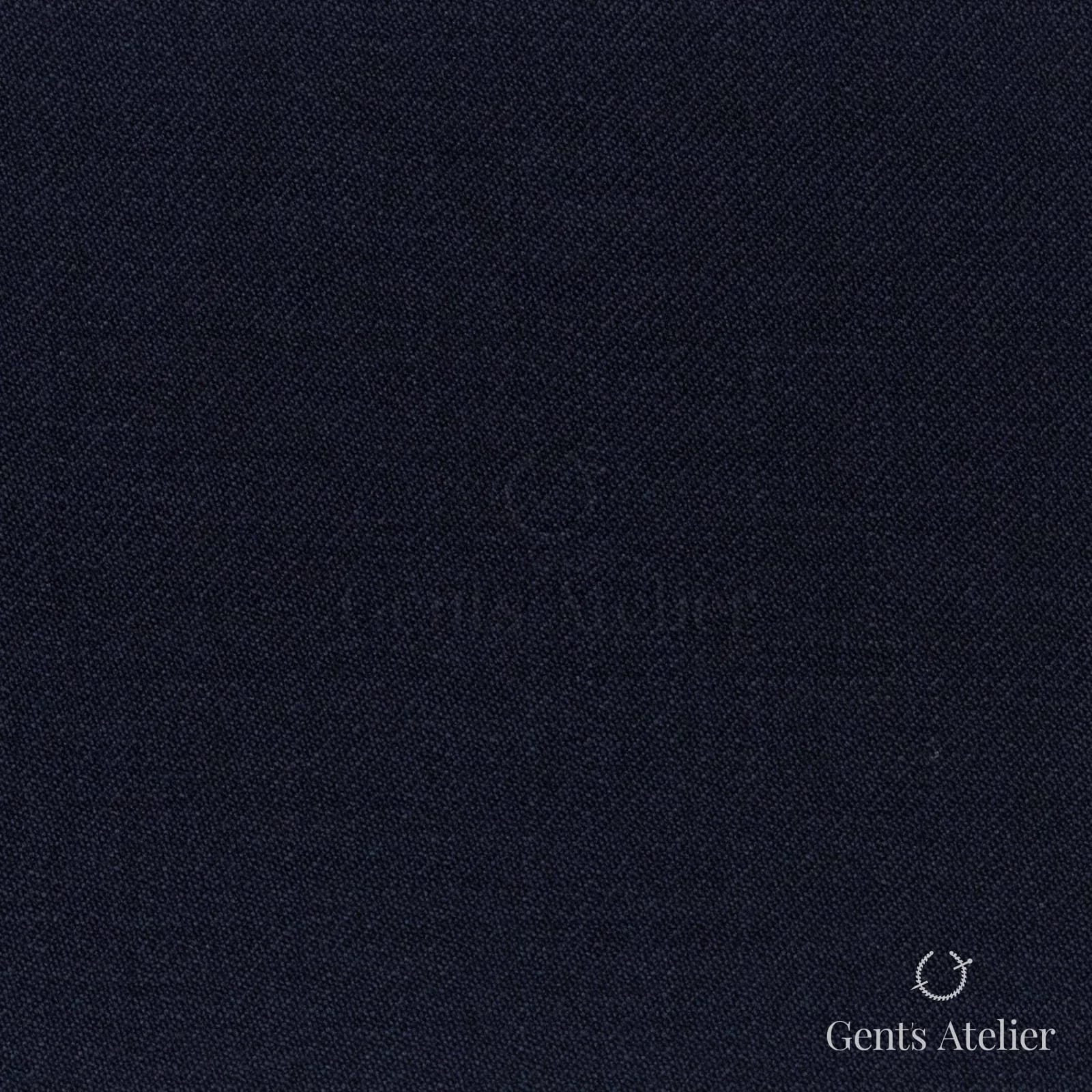 Костюмная ткань Marzoni 609 - 992 / 900 — Тёмно-синий, однотонная, 100% шерсть