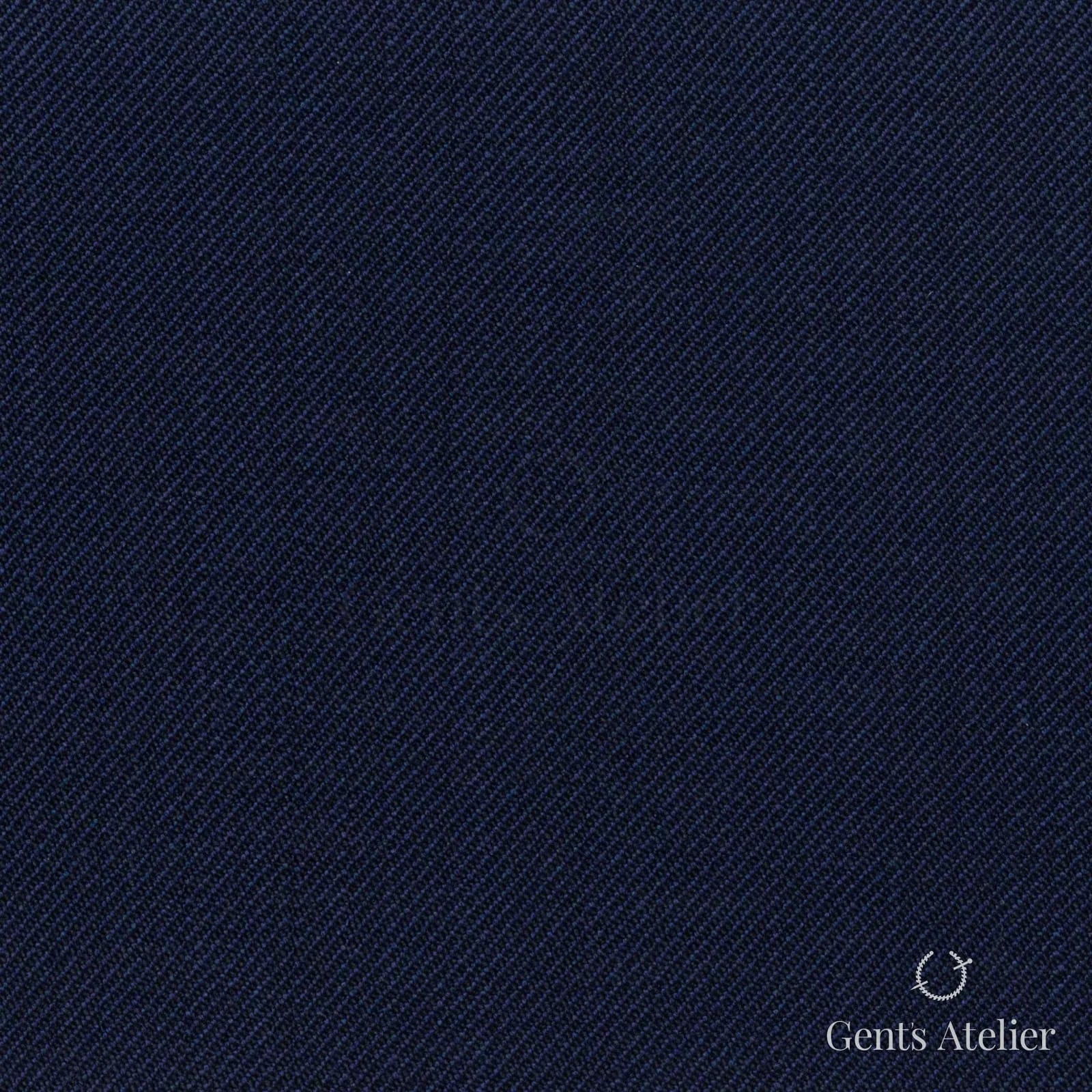 Костюмная ткань Marzoni 609 - 996 / 900 — Тёмно-синий, однотонная, 100% шерсть