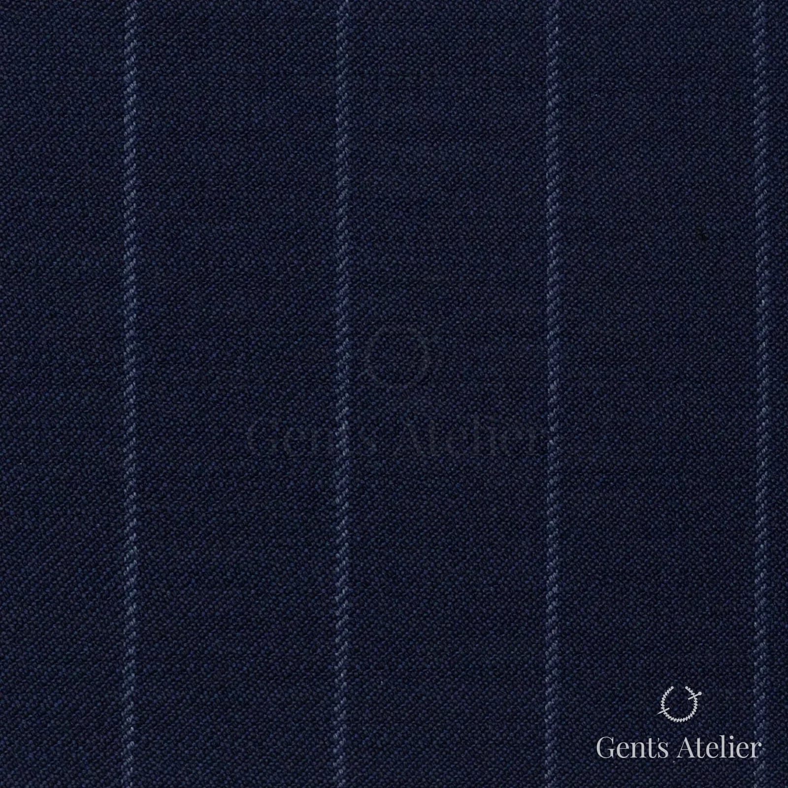 Костюмная ткань Marzoni 621 - 028 / 800 — Синий, полоса, 100% шерсть