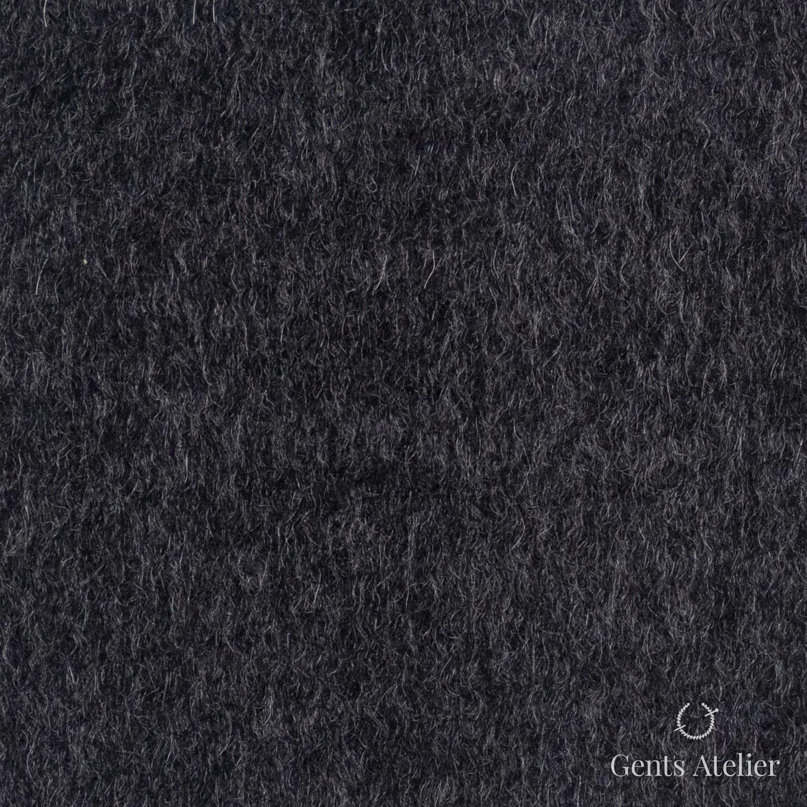 Костюмная ткань Marzoni 665 - 114 / 1600 — Антрацит, меланж, 90% шерсть, 10% кашемир