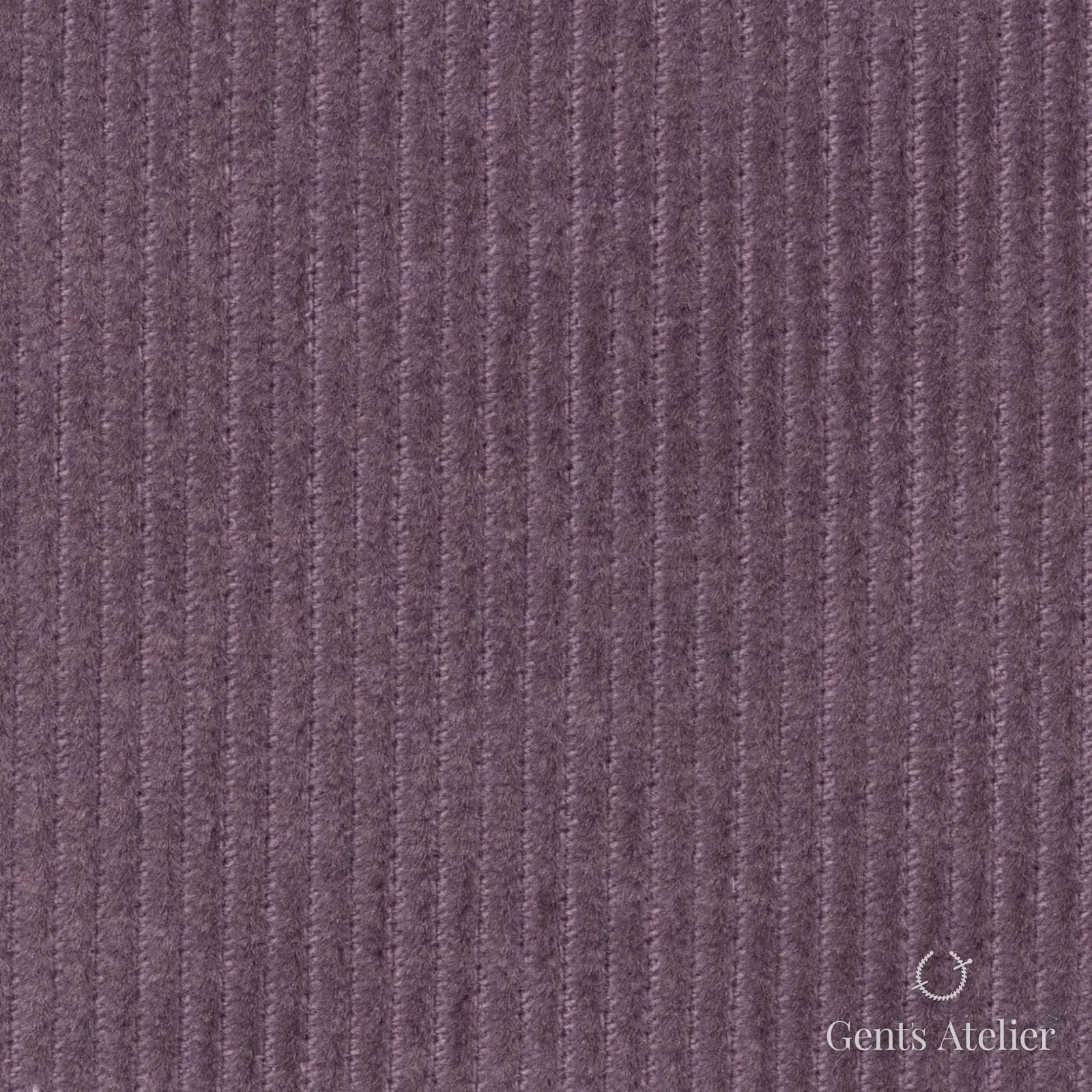 Костюмная ткань Marzoni 605 - 470 / 500 — Deep Purple, полоса, 100% хлопок