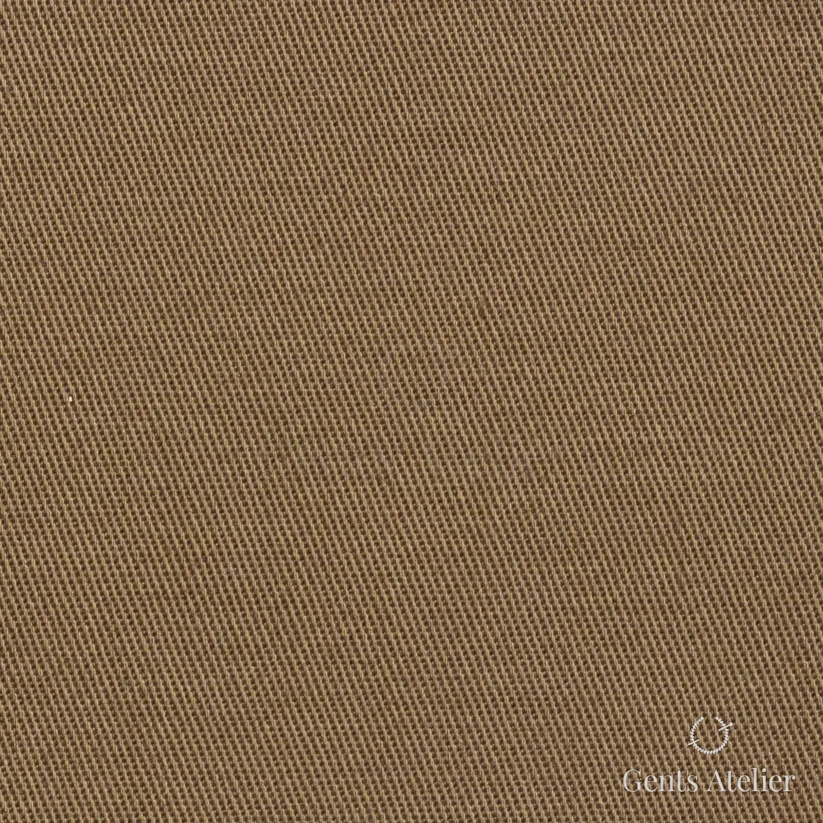 Костюмная ткань Marzoni 605 - 500 / 600 — Хаки, однотонная, 100% хлопок