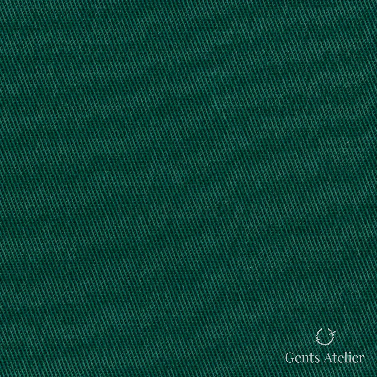 Костюмная ткань Marzoni 605 - 637 / 600 — Bottle Green, однотонная, 100% хлопок