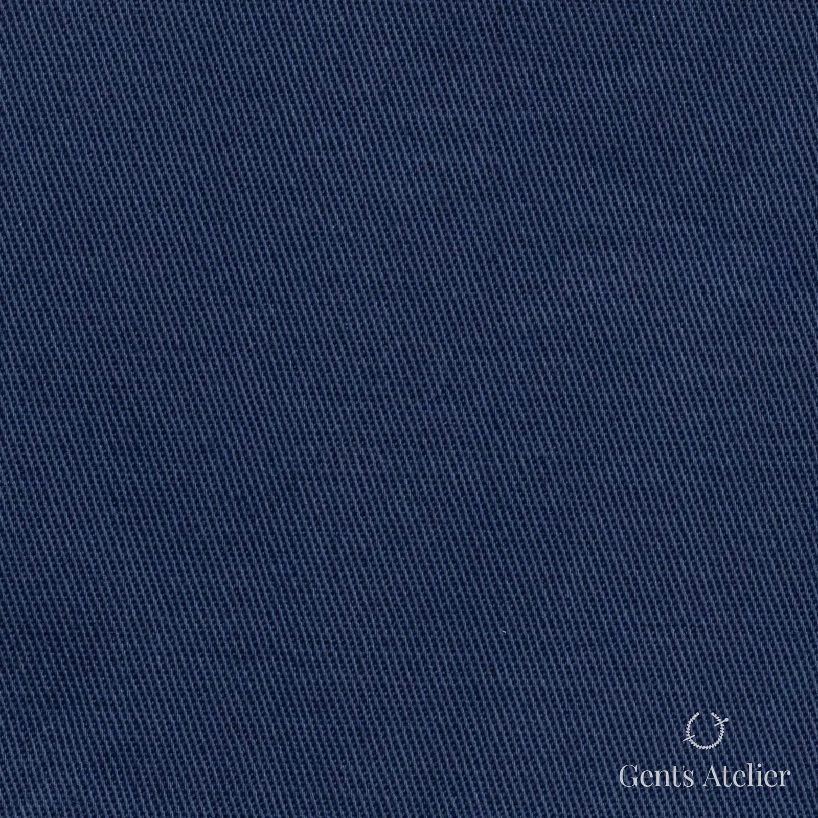 Костюмная ткань Marzoni 605 - 652 / 600 — Тёмно-синий, однотонная, 100% хлопок