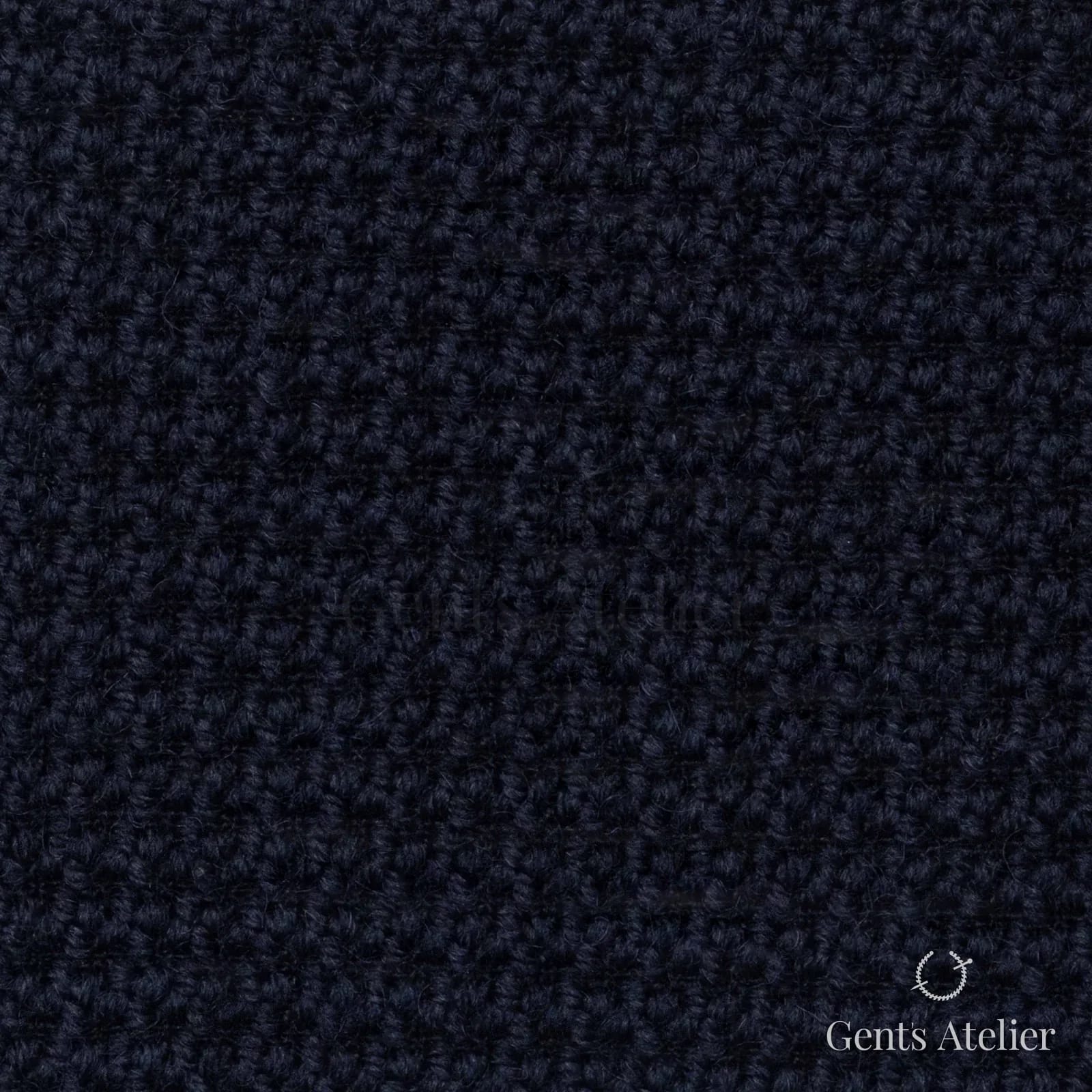 Костюмная ткань Marzoni 665 - 110 / 1200 — Тёмно-синий, меланж, 99% шерсть, 1% эластан
