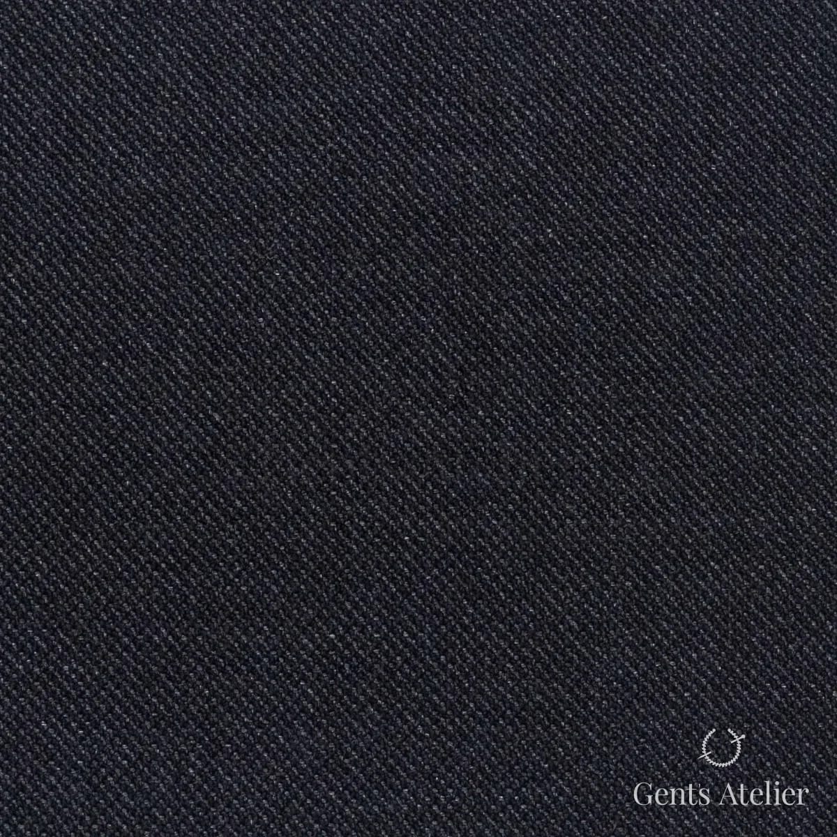 Костюмная ткань Marzoni 602 - 170 / 900 — Чёрный, однотонная, 55% шерсть / 45% Silk