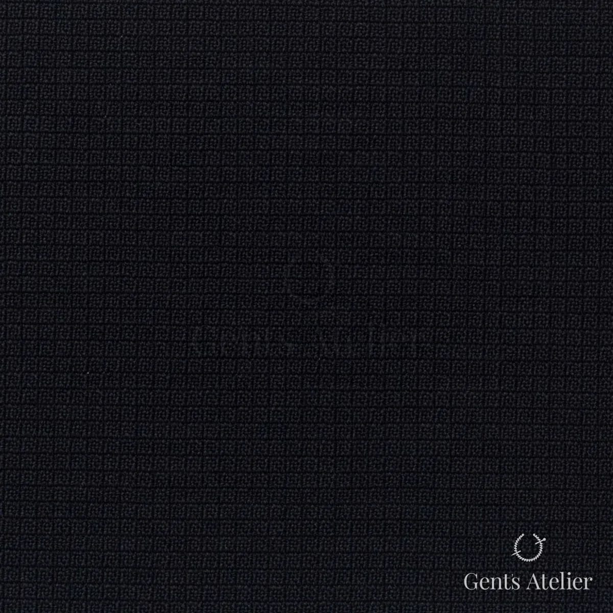 Костюмная ткань Marzoni 606 - 373 / 800 — Чёрный, однотонная, 100% шерсть