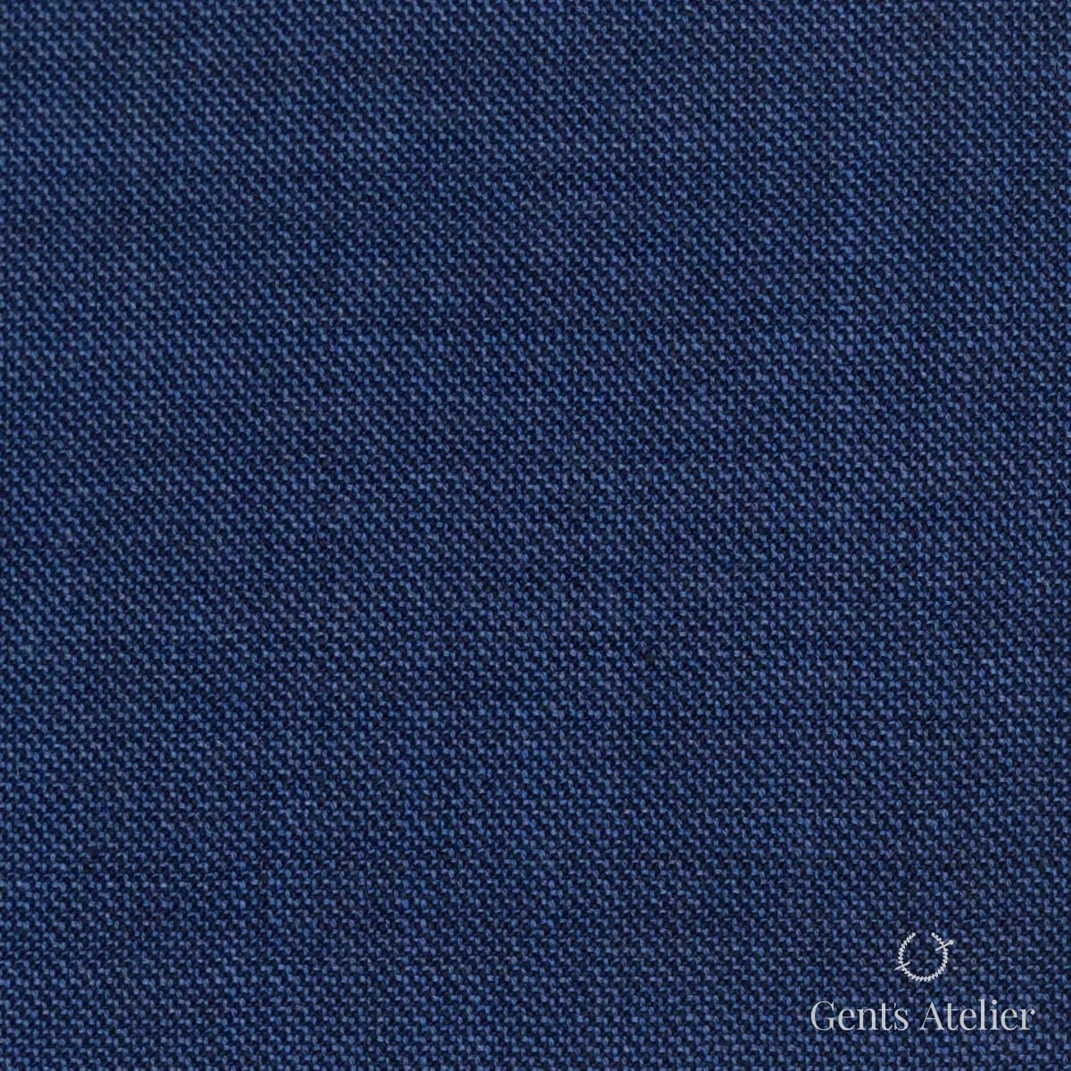 Костюмная ткань Marzoni 607 - 844 / 1000 — Синий, однотонная, 100% шерсть